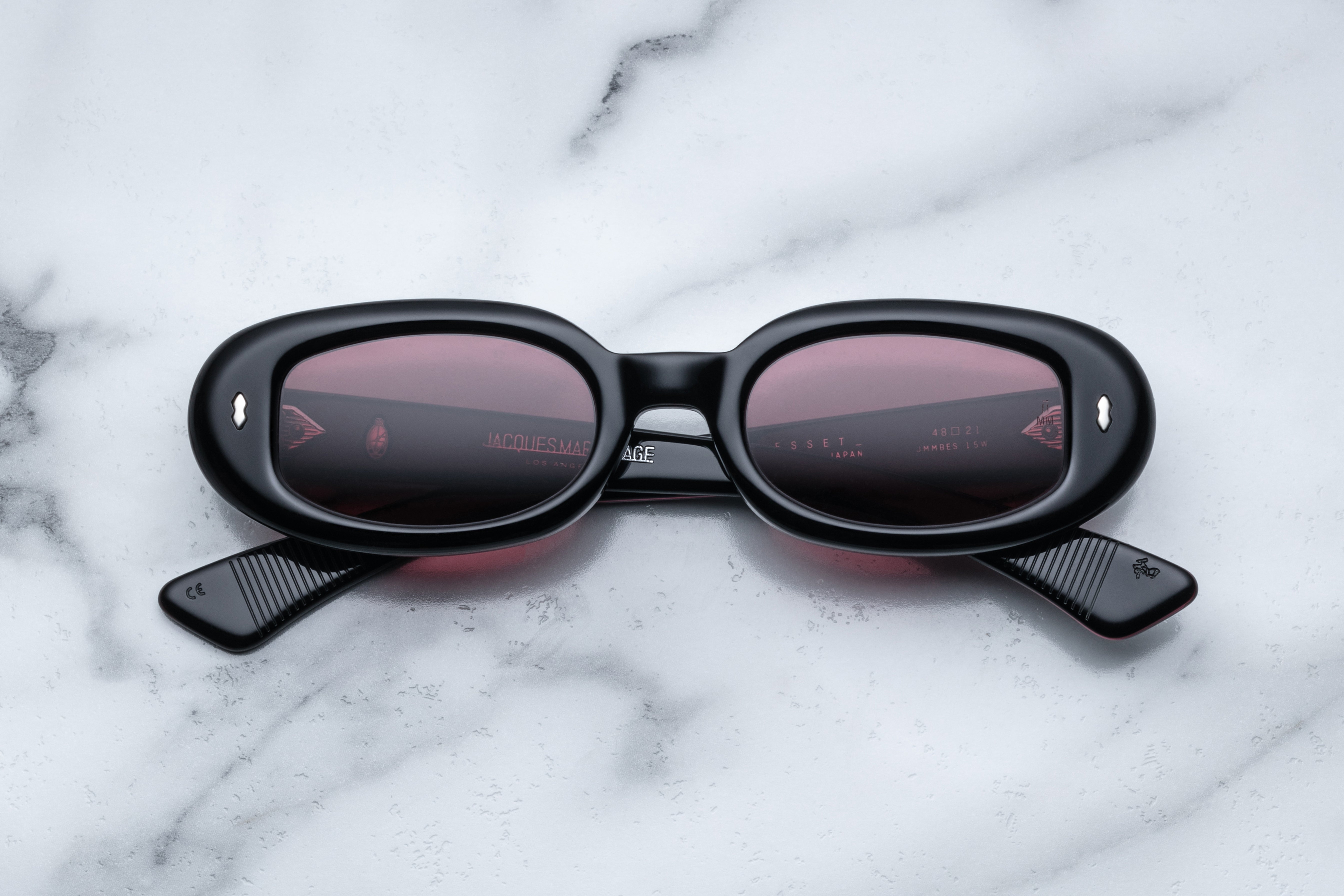 Jacques Marie Mage Besset occhiali da sole K3 Black Mirror