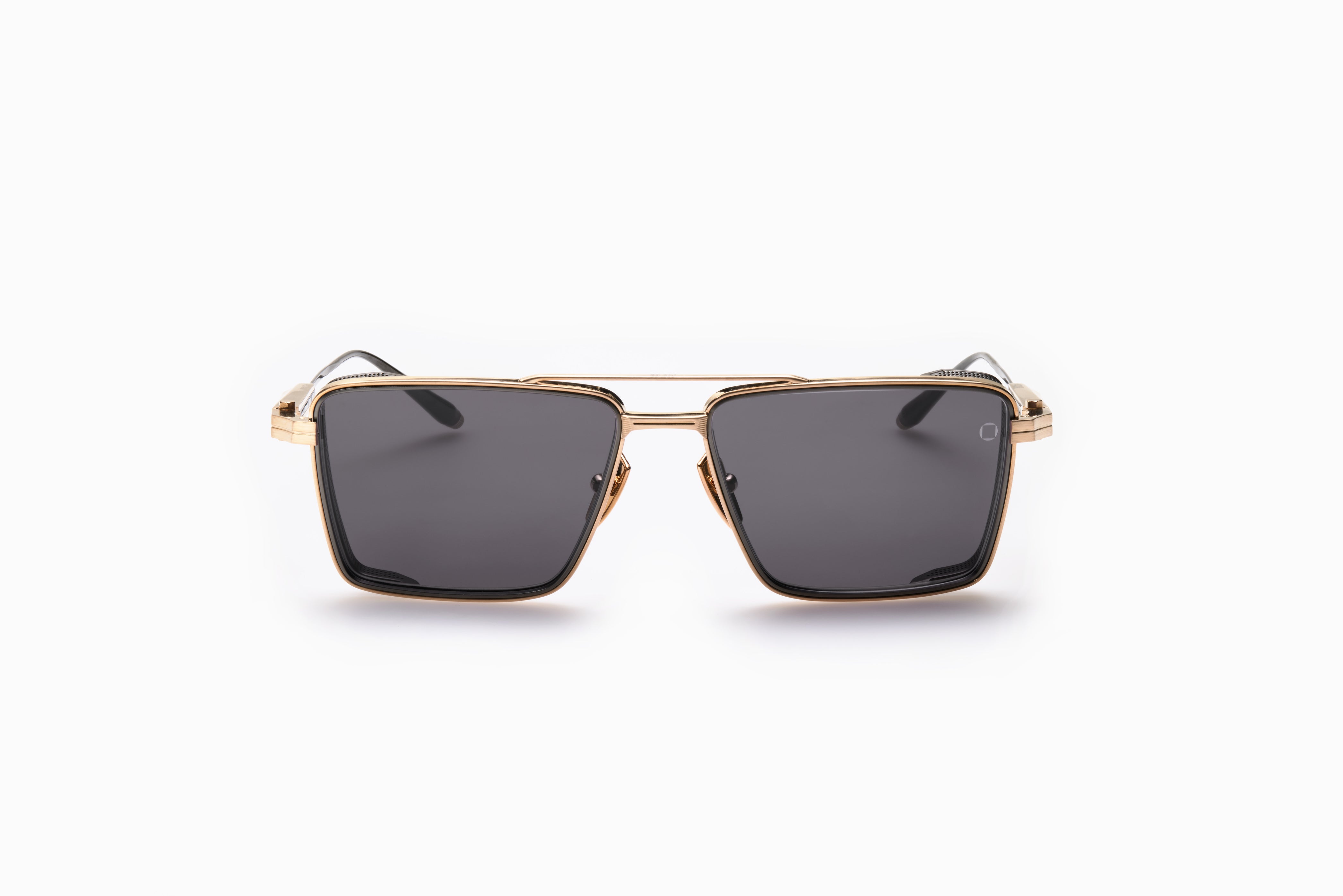 Akoni Horizon Sprint-A occhiali da sole Brushed Gold titanio