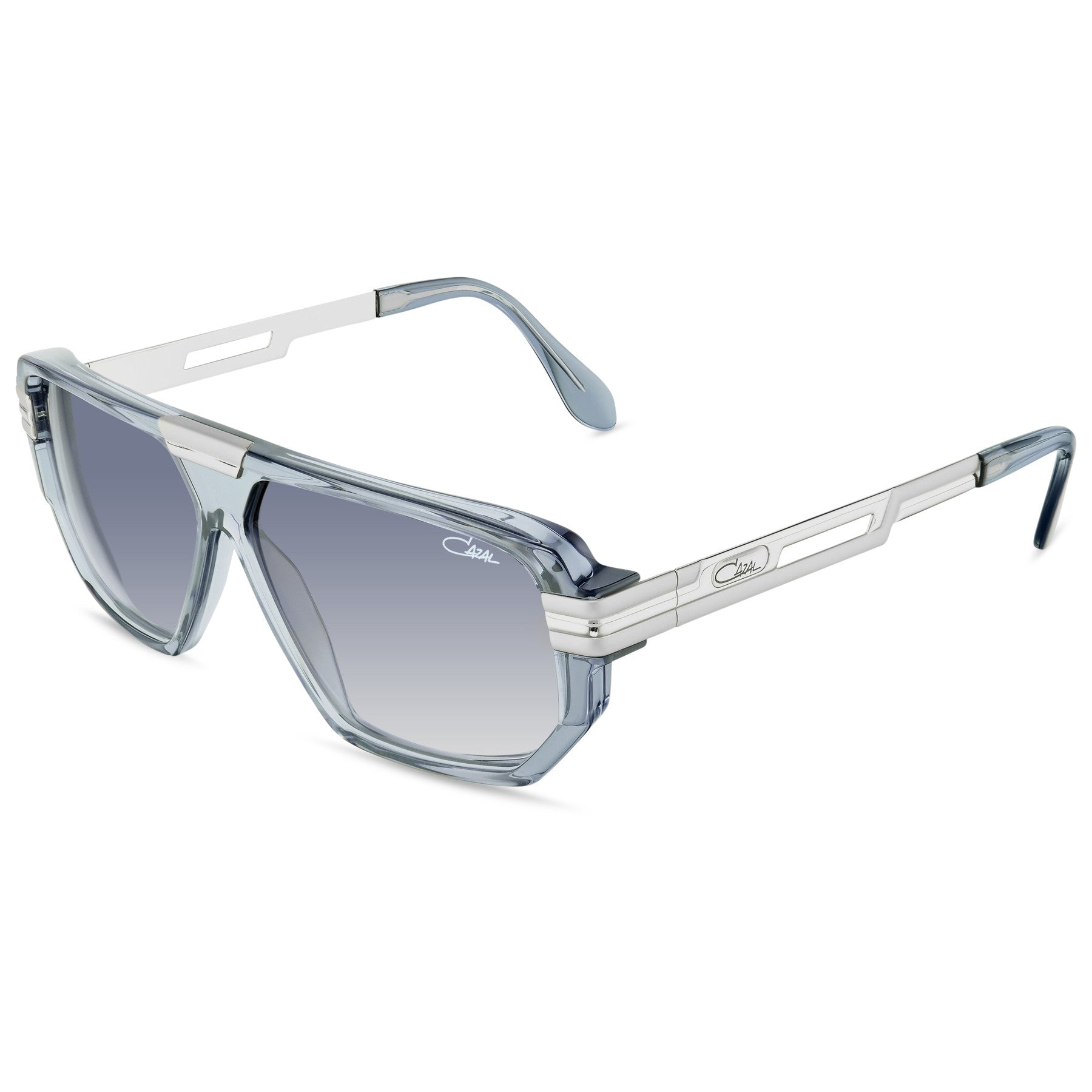 Cazal 8500s MOD 8045 occhiali da sole grigio argento uomo