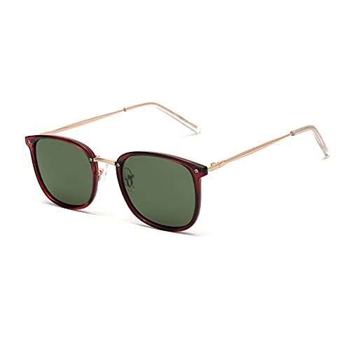 Glindar Quadrati Classici occhiali da sole unisex polarizzati
