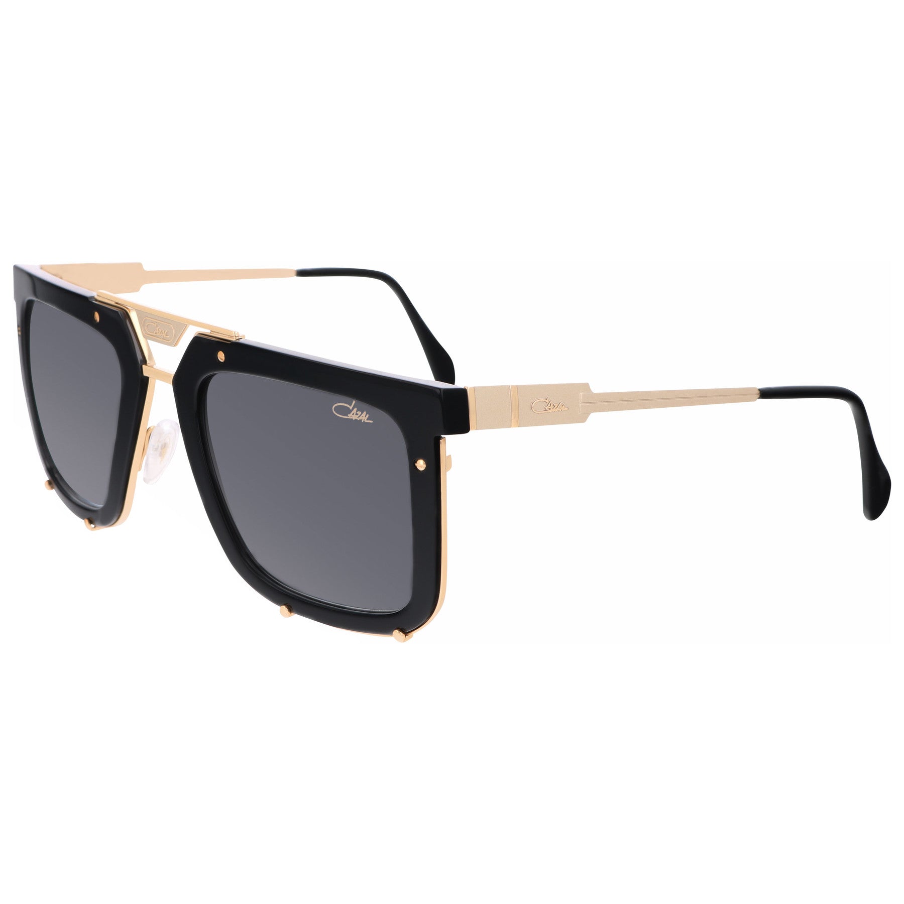 Cazal Legends MOD 648 occhiali da sole 001 nero-oro uomo
