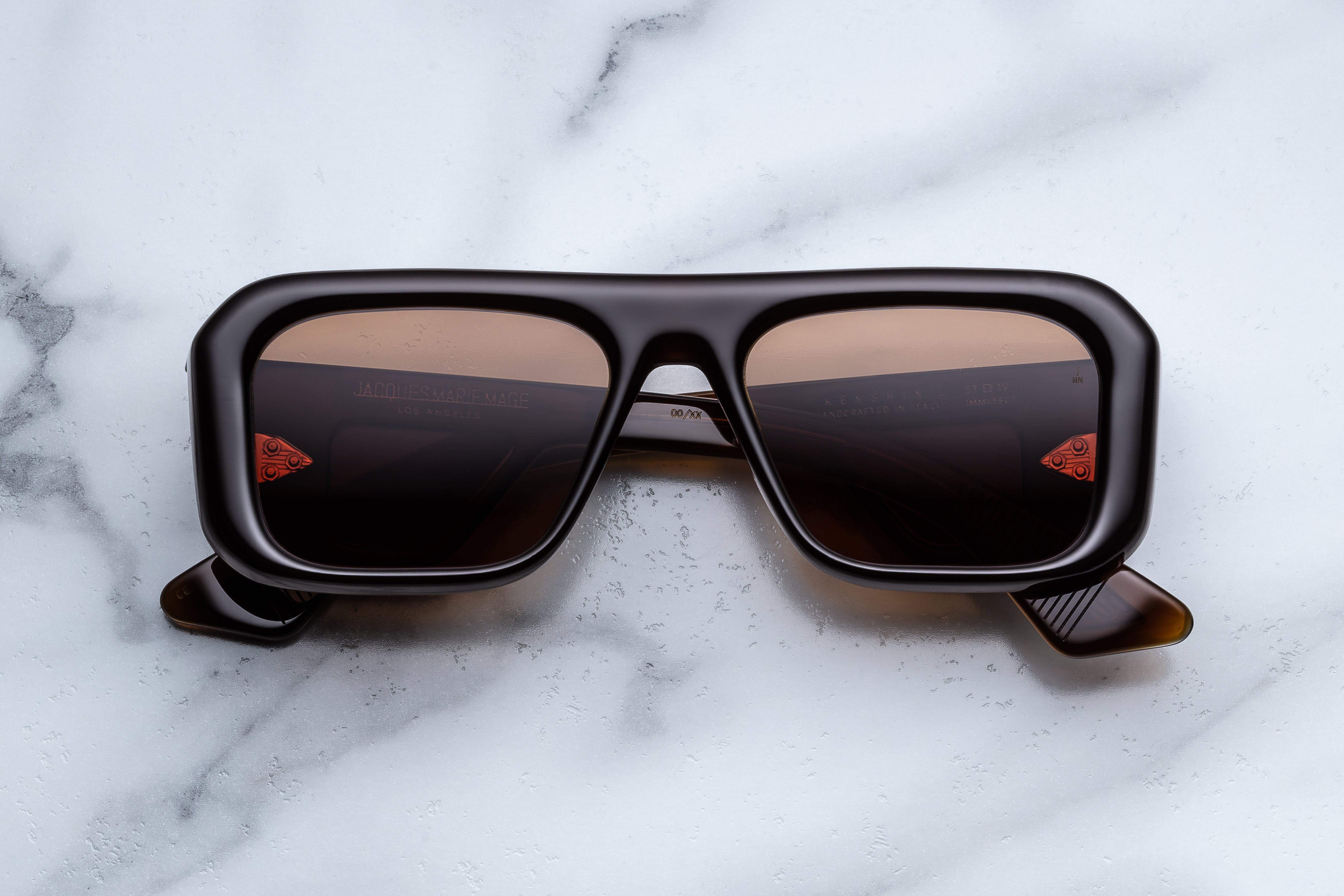 Jacques Marie Mage Kenshin occhiali da sole 6P bloodstone unisex