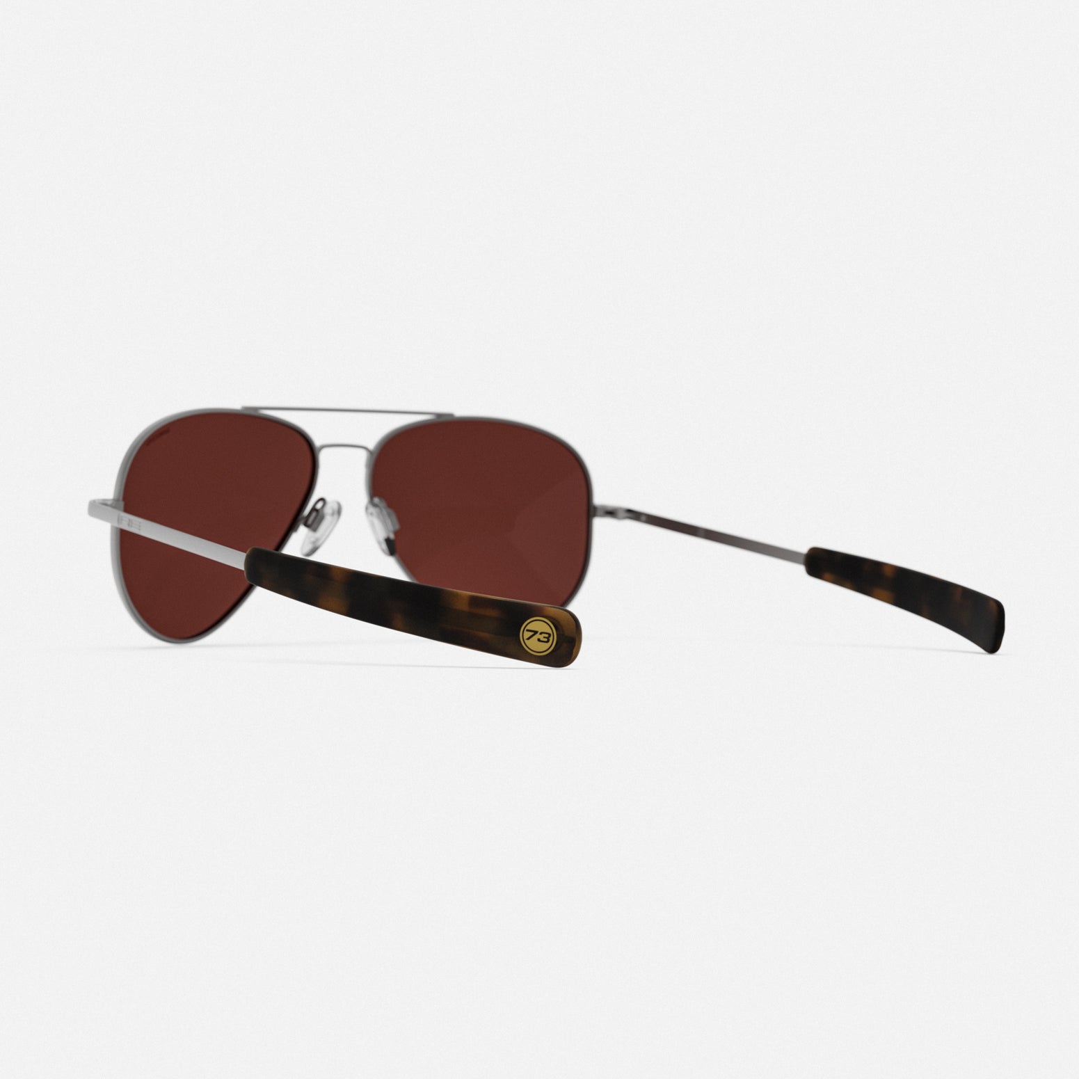 Randolph Concorde occhiali da sole Gunmetal Le Mans Blue
