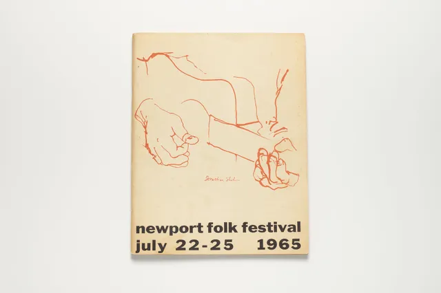 Jacques Marie Mage Newport Folk Festival Program 1965 accessorio