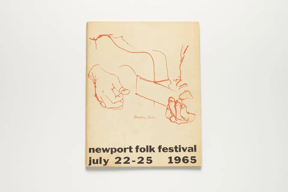 Jacques Marie Mage Newport Folk Festival Program 1965 accessorio