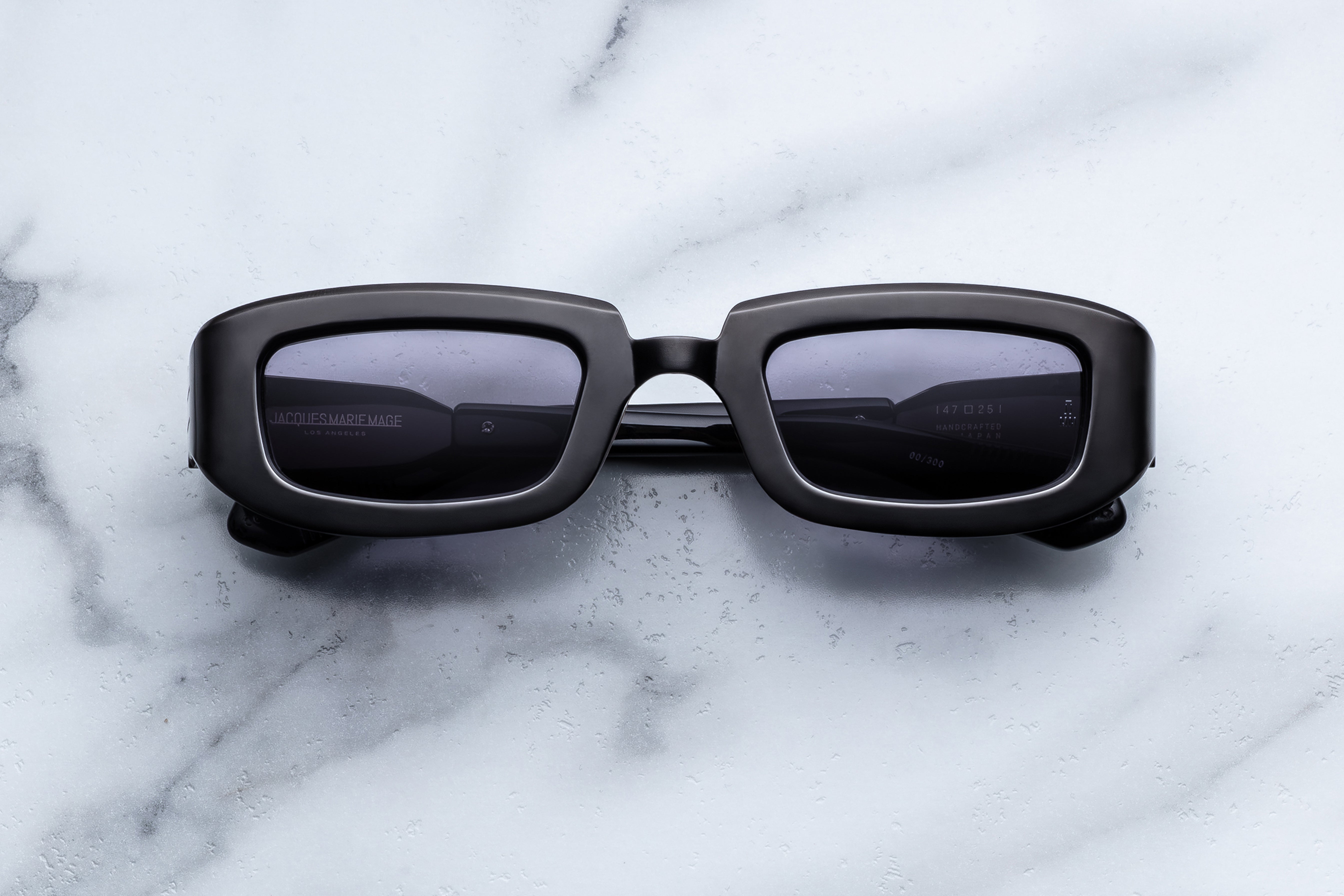 Jacques Marie Mage Ryder 88 occhiali da sole nero carbone