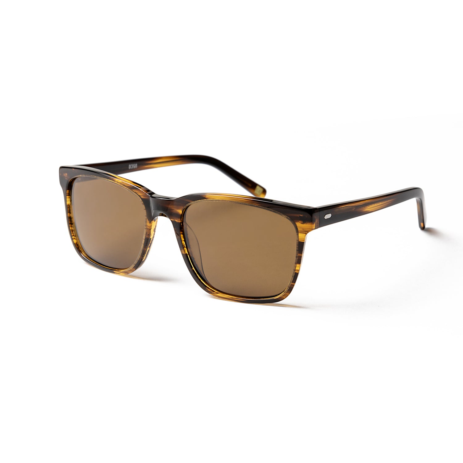 Ocean Burton occhiali da sole neri quadrati unisex