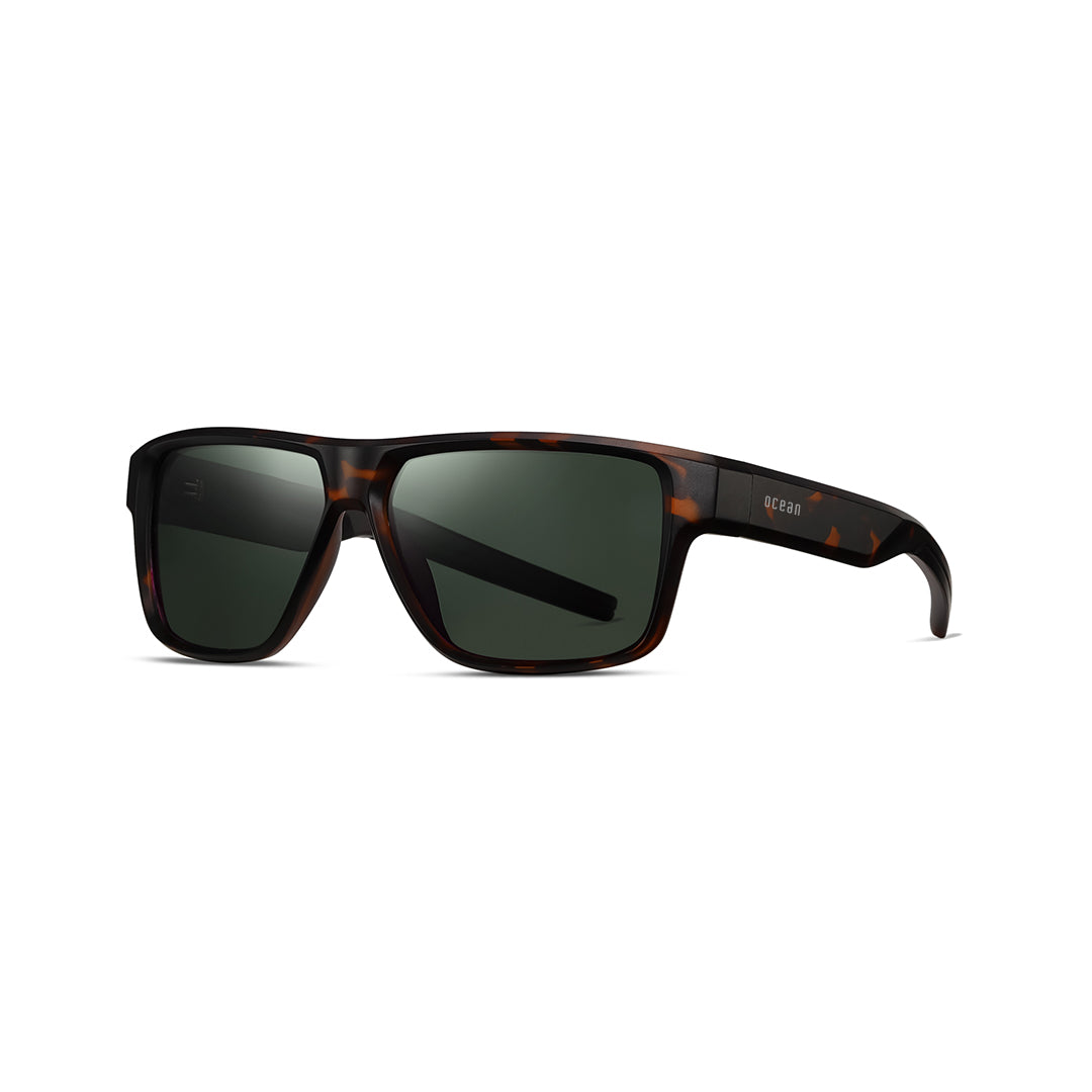 Ocean Snow occhiali da sole neri lente smoke polarizzata