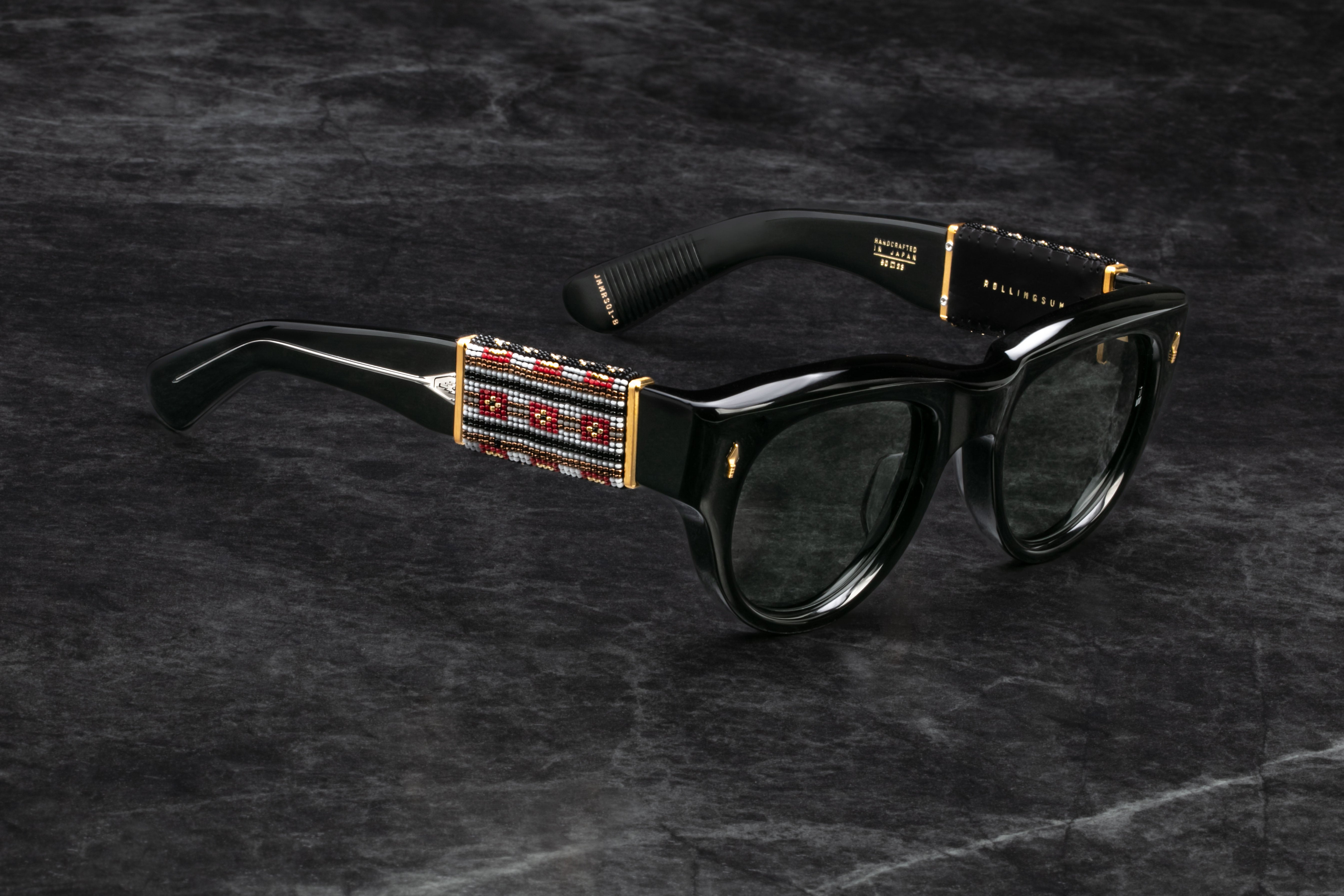 Jacques Marie Mage Beaded Rollingsun 1:1 #11 occhiali sole