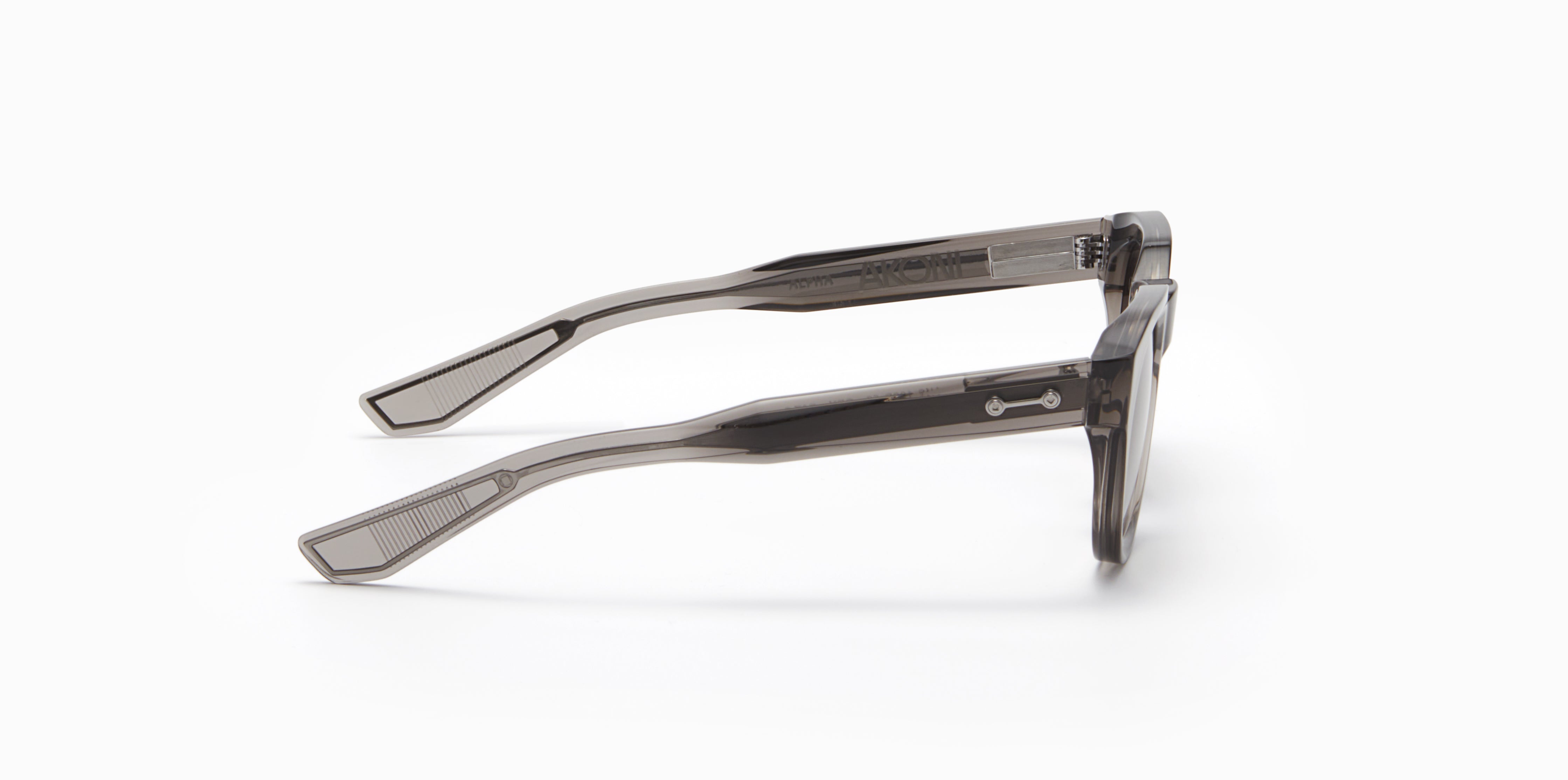 Akoni Horizon Alpha occhiali da sole Dark Crystal Grey acetato