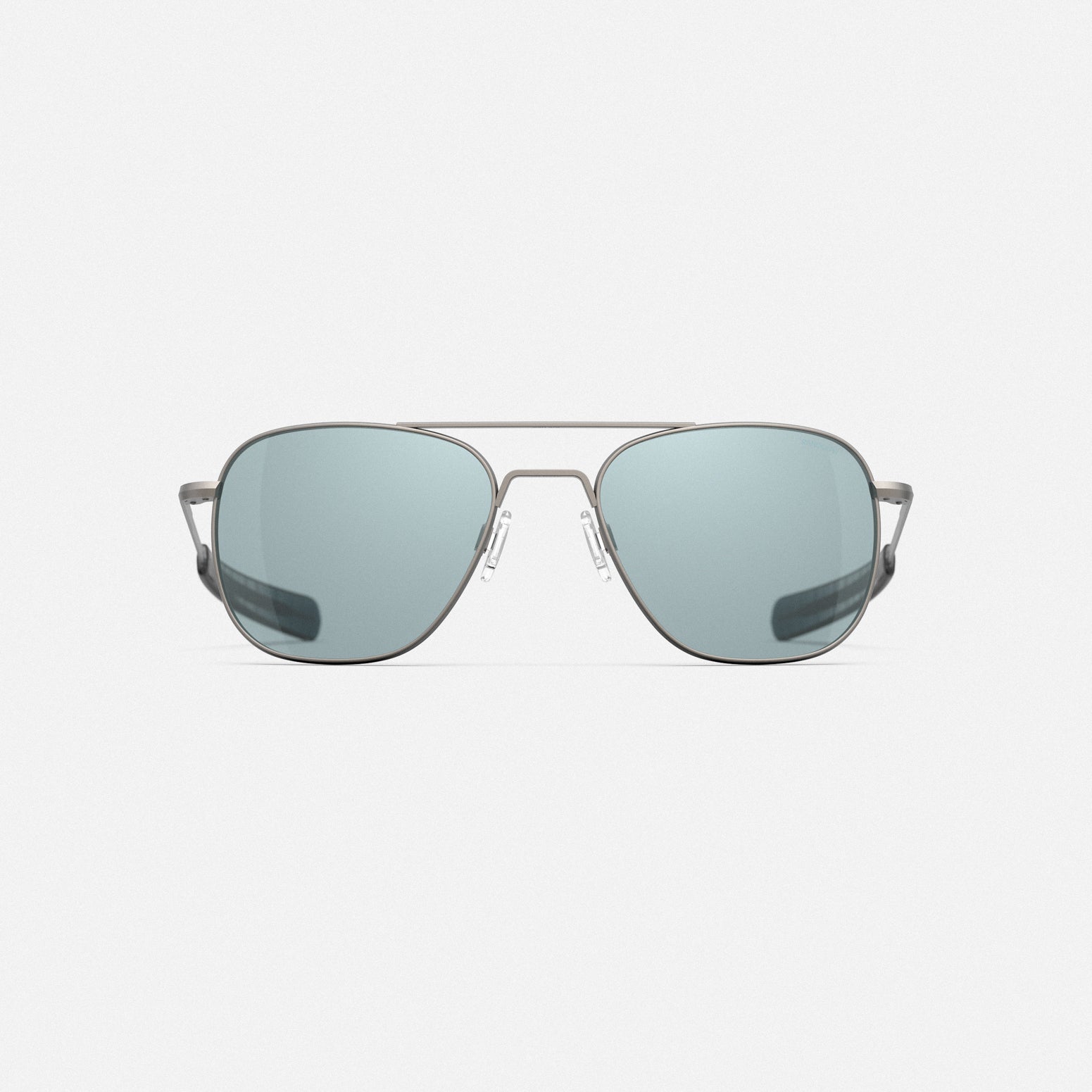 Randolph Aviator Satin Gunmetal Blue Hydro occhiali da sole graduati