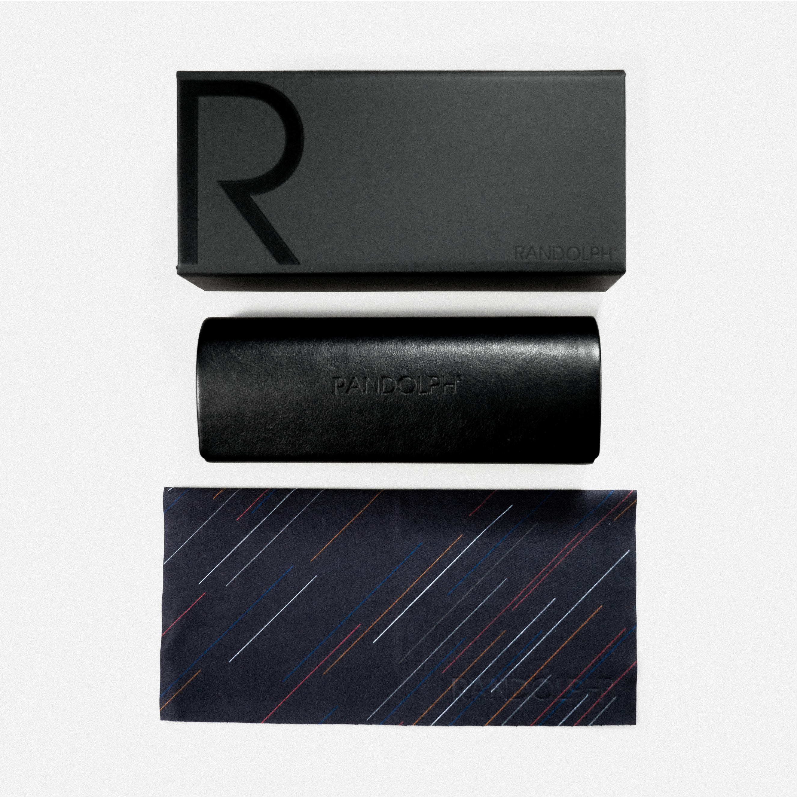 Randolph Aviator 23k White Gold American Gray occhiali da sole vetro