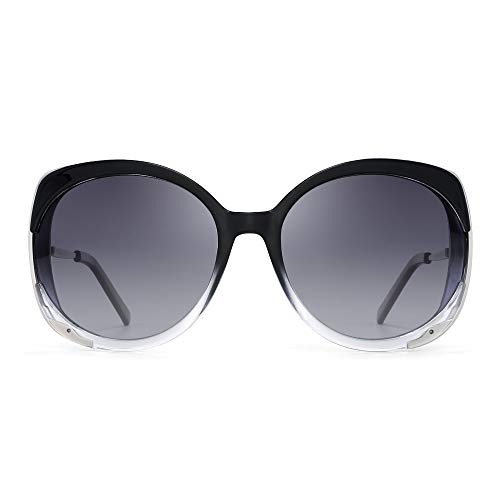 Glindar occhiali da sole oversize polarizzate gradient donna