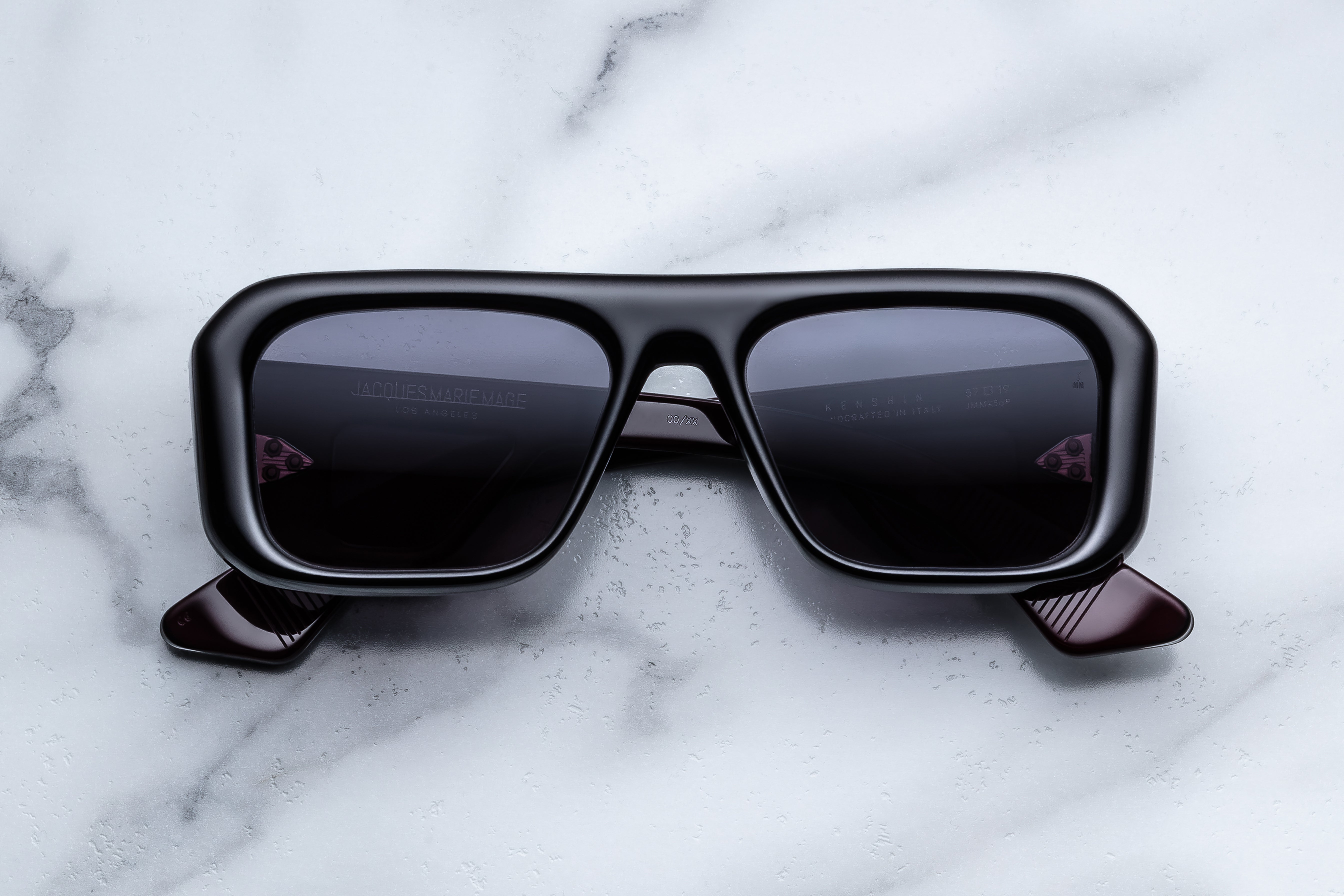 Jacques Marie Mage Kenshin occhiali da sole 6P bloodstone unisex