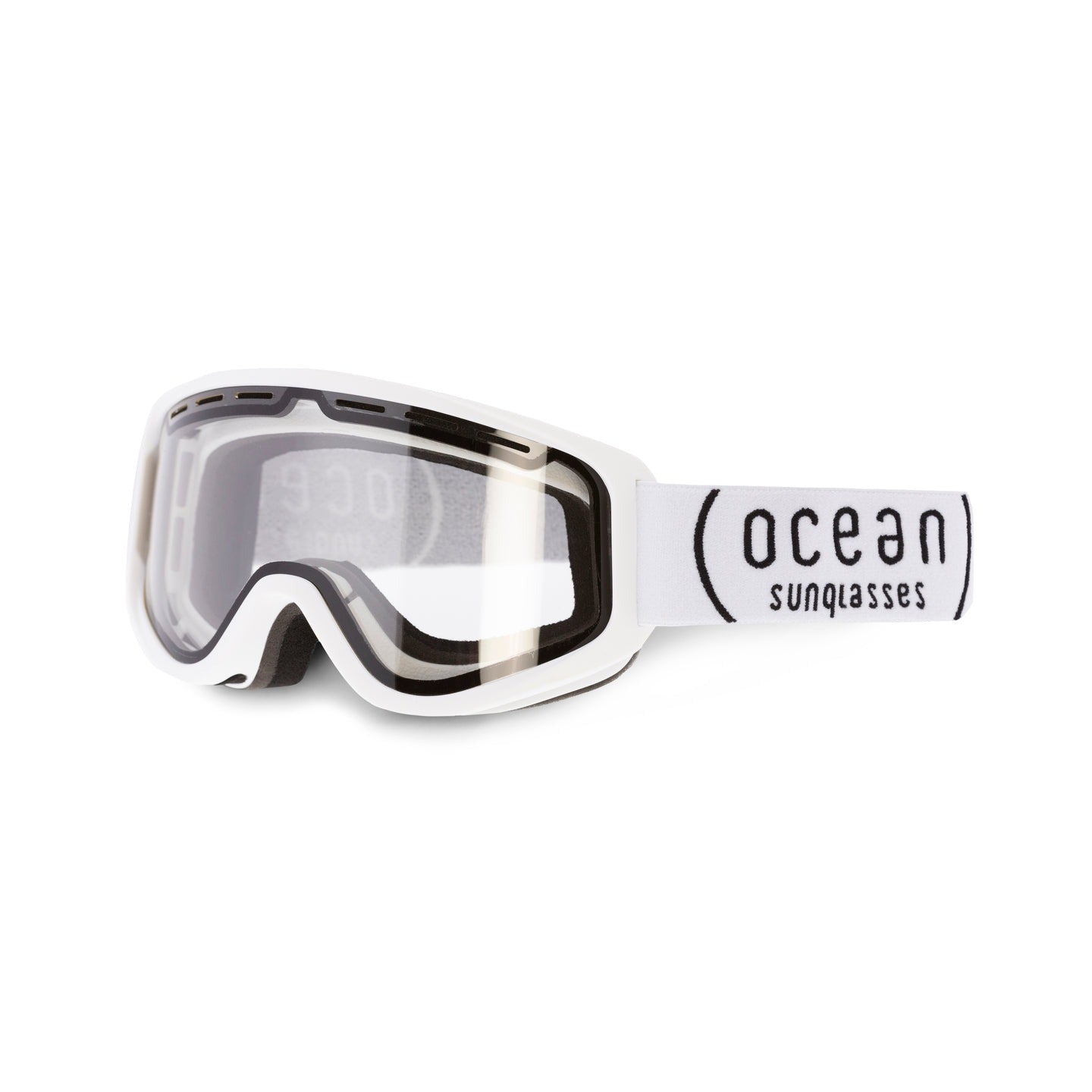 Ocean Sunglasses Ice maschera da sci bambino nera smoke