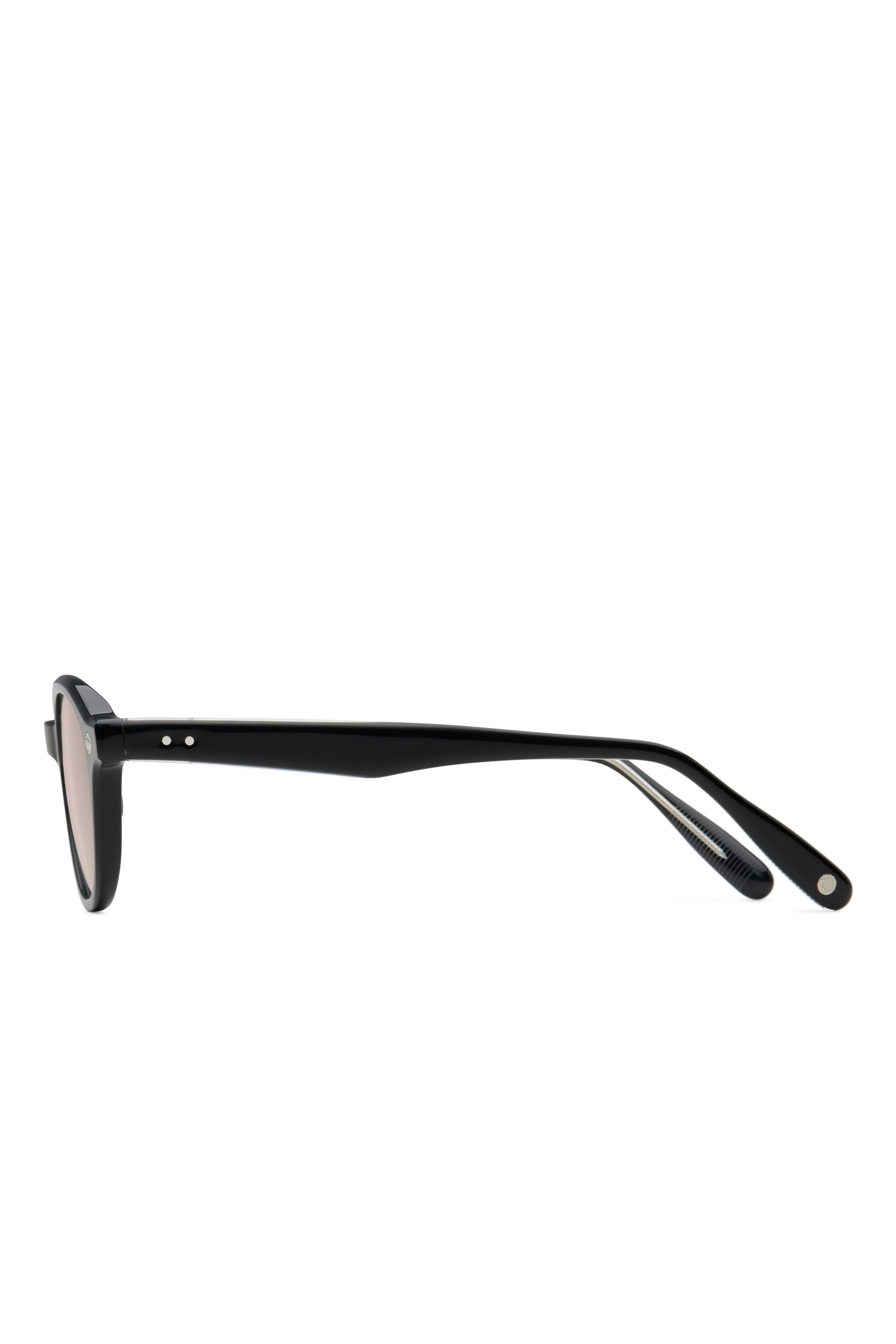 Lunetterie Générale Bon Vivant occhiali da sole ambra rotondi piccoli