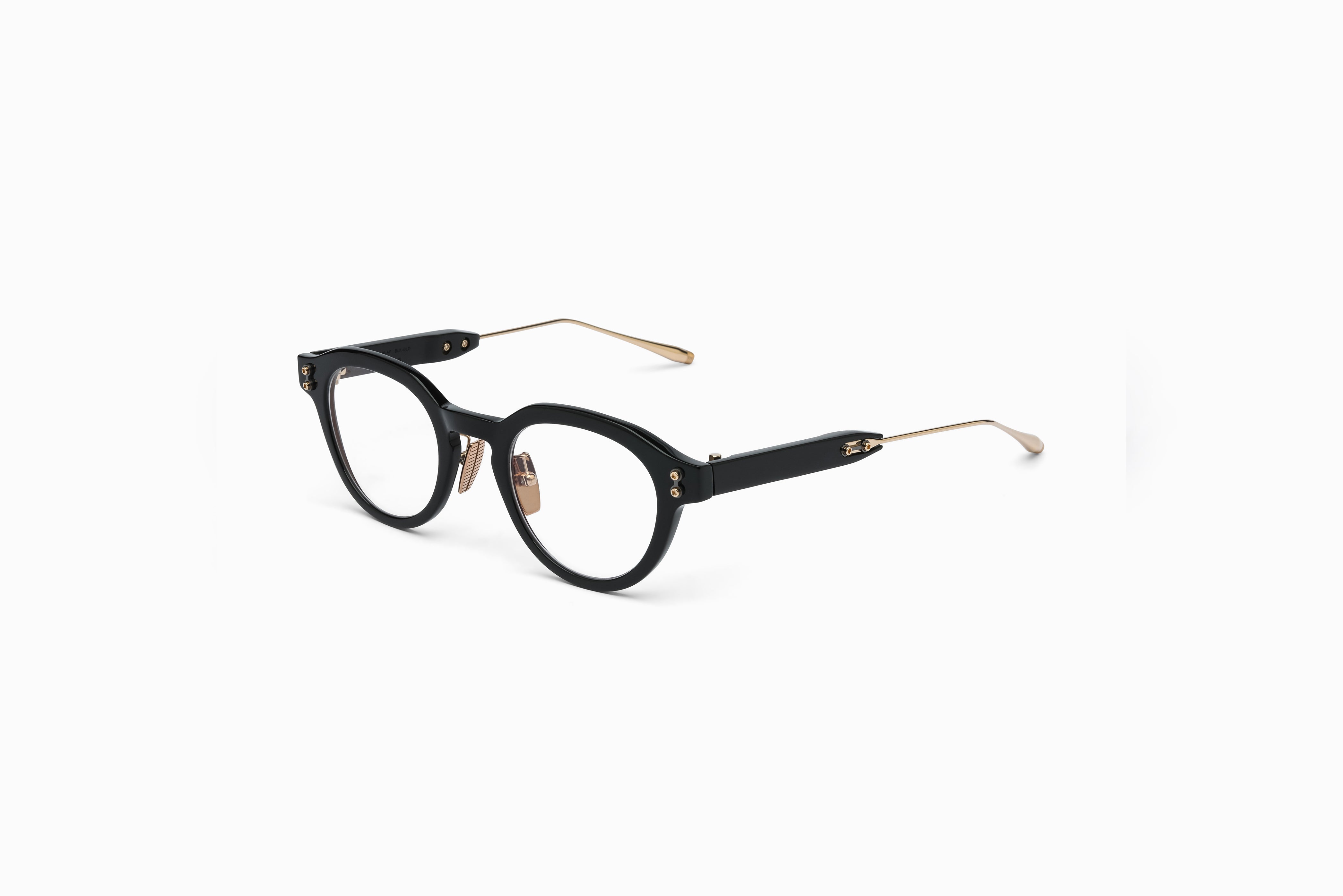 Akoni Etere Wise Three montatura vista nero acetato