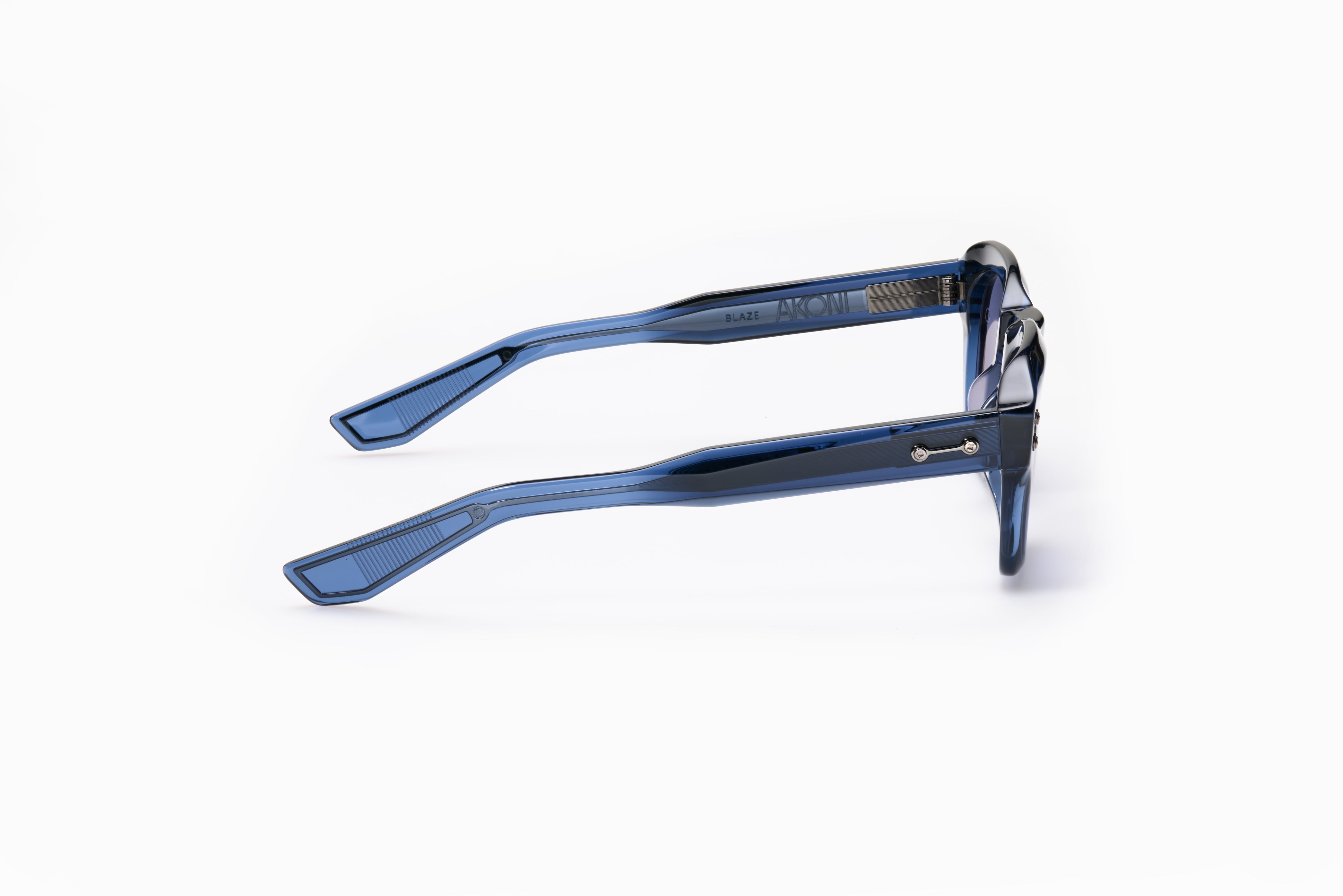 Akoni Horizon Blaze occhiali da sole Crystal Blue 51