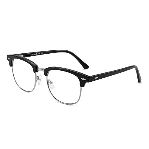 Glindar Retro Classico Browline occhiali luce blu computer