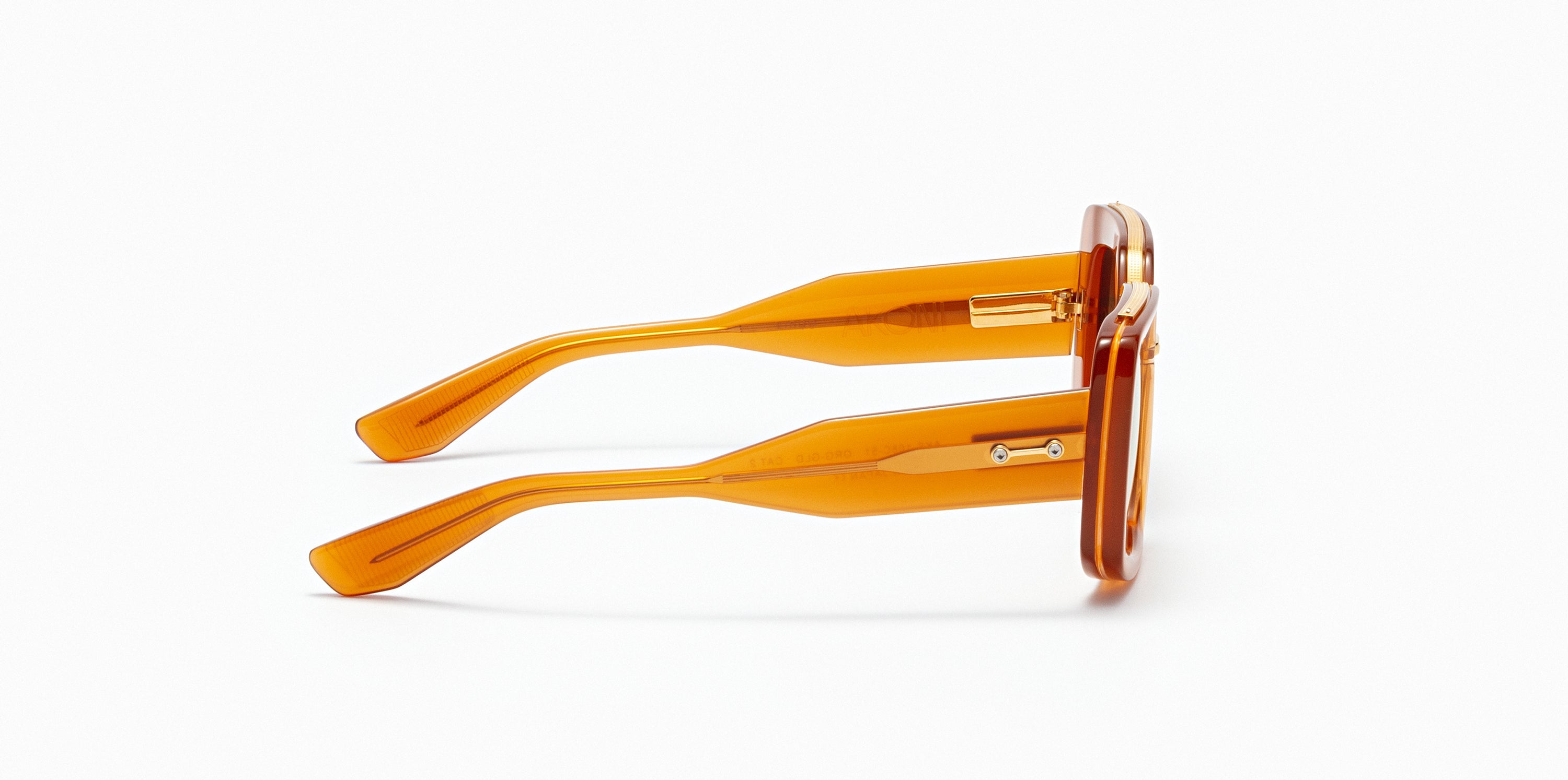 Akoni Horizon Virgo occhiali da sole arancio acetato