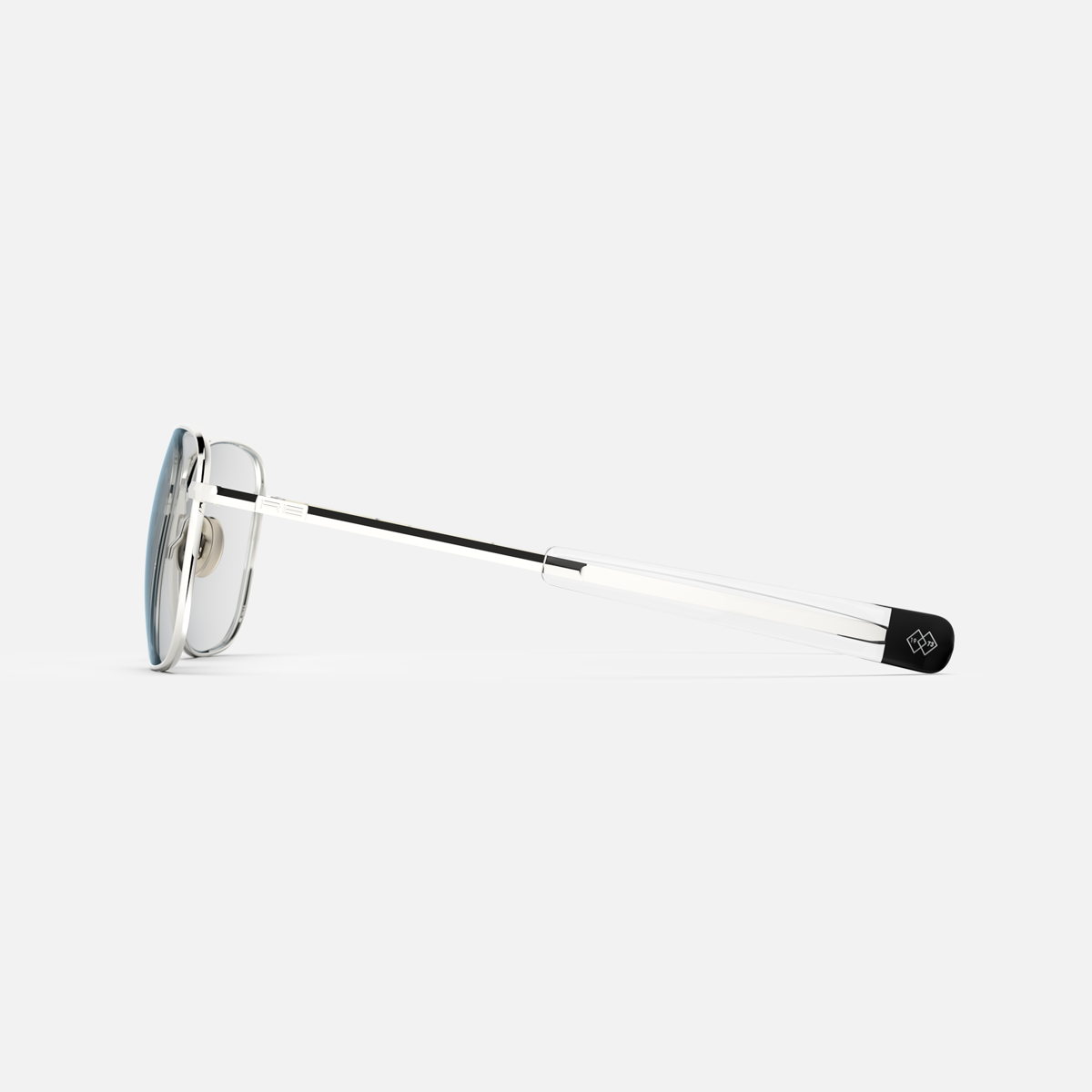 Randolph Aviator White Gold Clear occhiali da vista