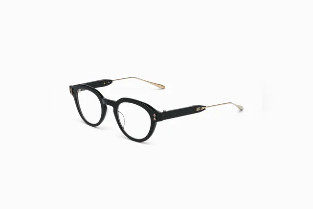Akoni Etere Wise Three montatura vista nero acetato
