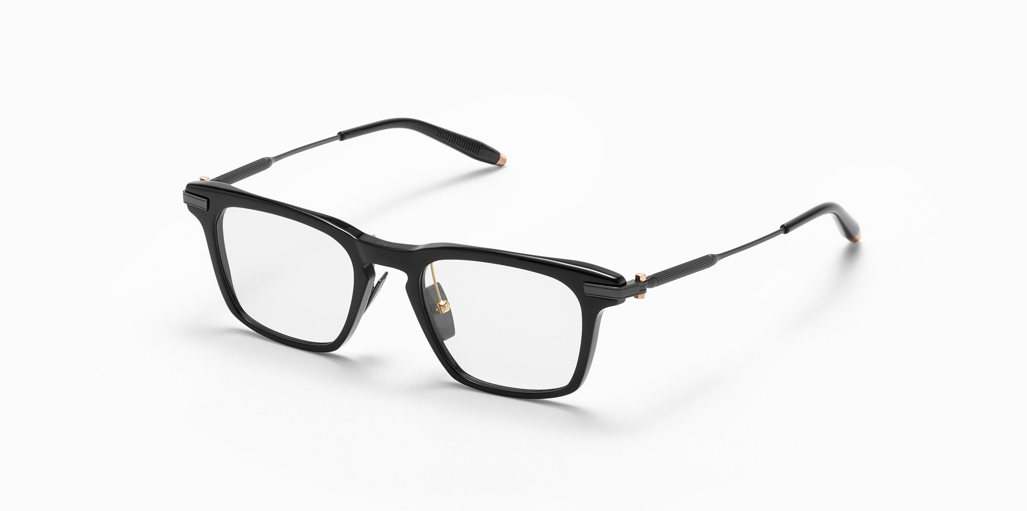 Akoni Horizon Zenith 50 montatura vista nero acetato