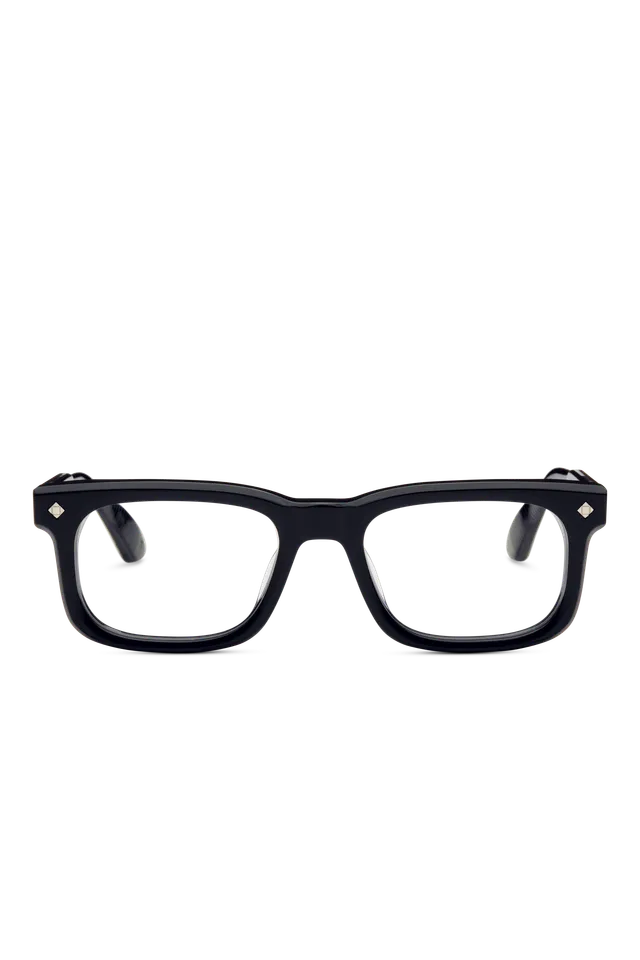 Lunetterie Generale Grand Voyageur occhiali da vista nero oro acetato