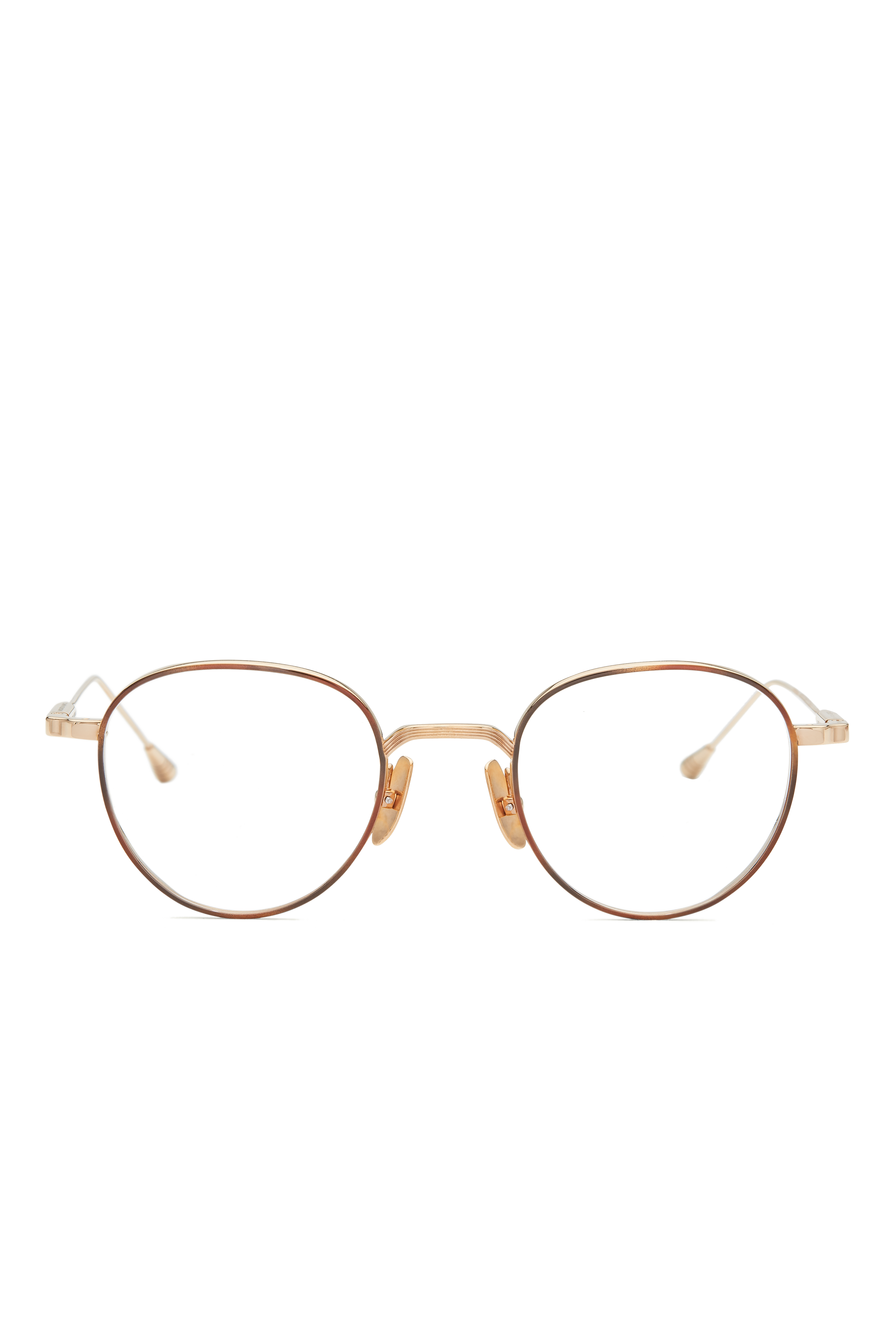 Lunetterie Générale Café Racer occhiali da vista neri tondi titanio