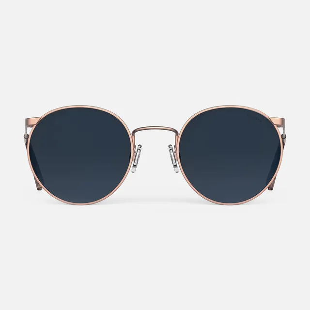 Randolph P3 22k Satin Rose Gold occhiali da sole Slate 51mm