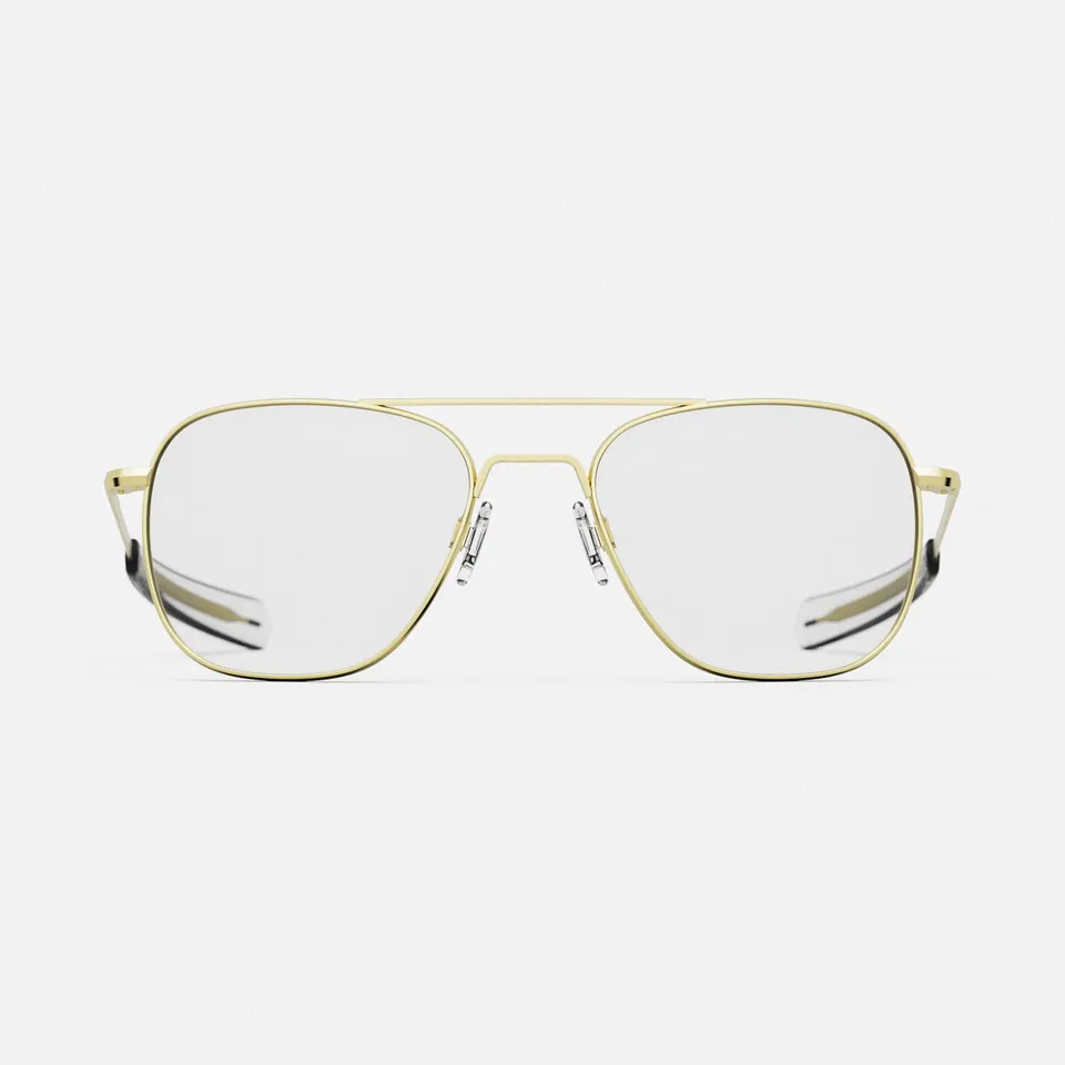 Randolph Aviator occhiali da vista 23k Gold trasparenti