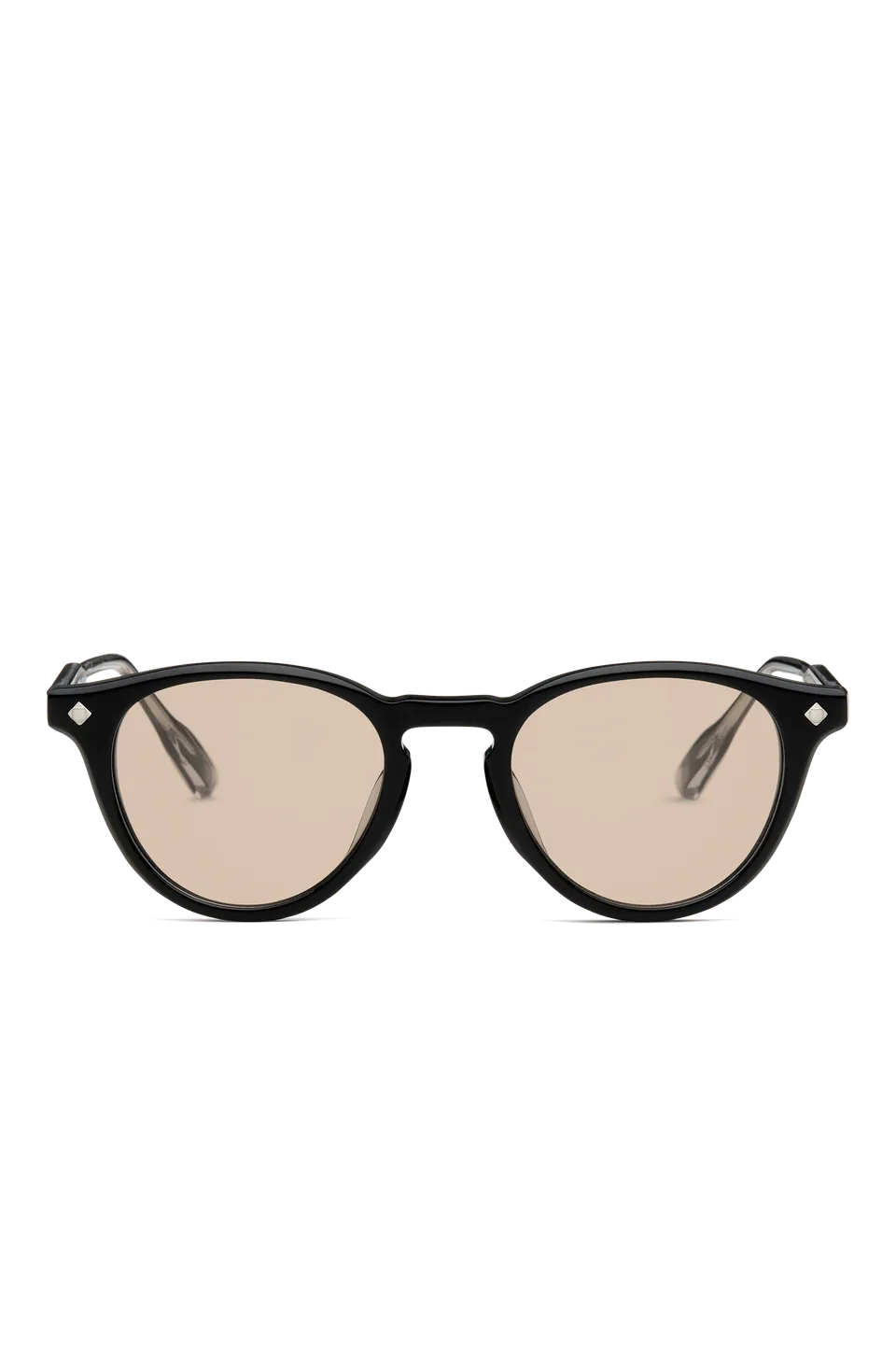 Lunetterie Générale Dolce Vita occhiali su misura nero beige acetato