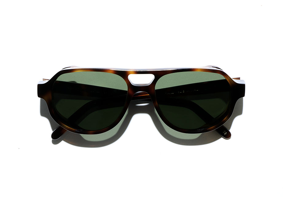 L.G.R Reunion Asmara Explorer occhiali havana verde