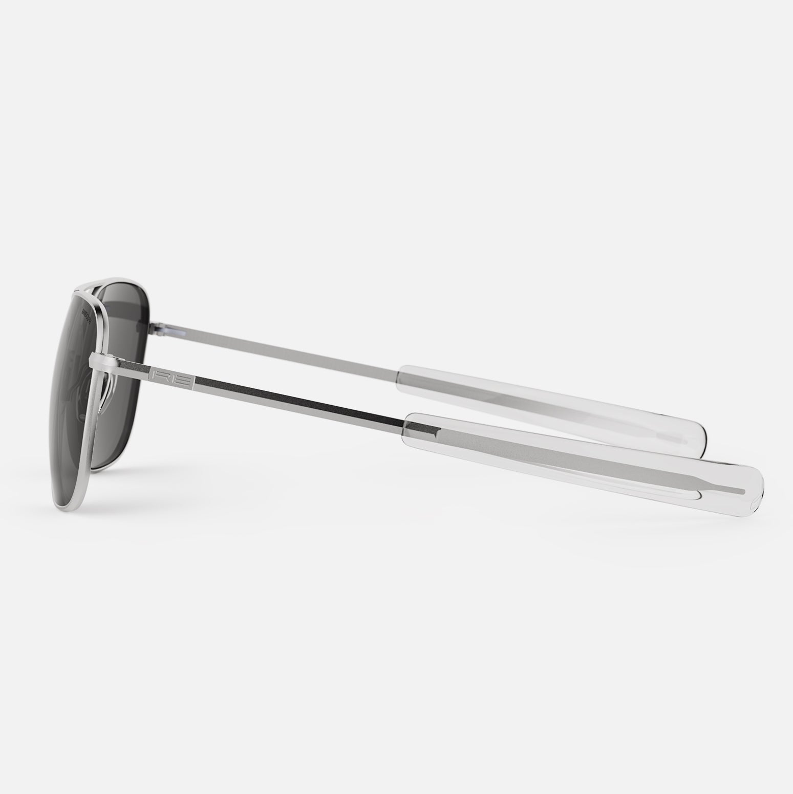 Randolph Aviator Military occhiali da sole graduati Matte Chrome