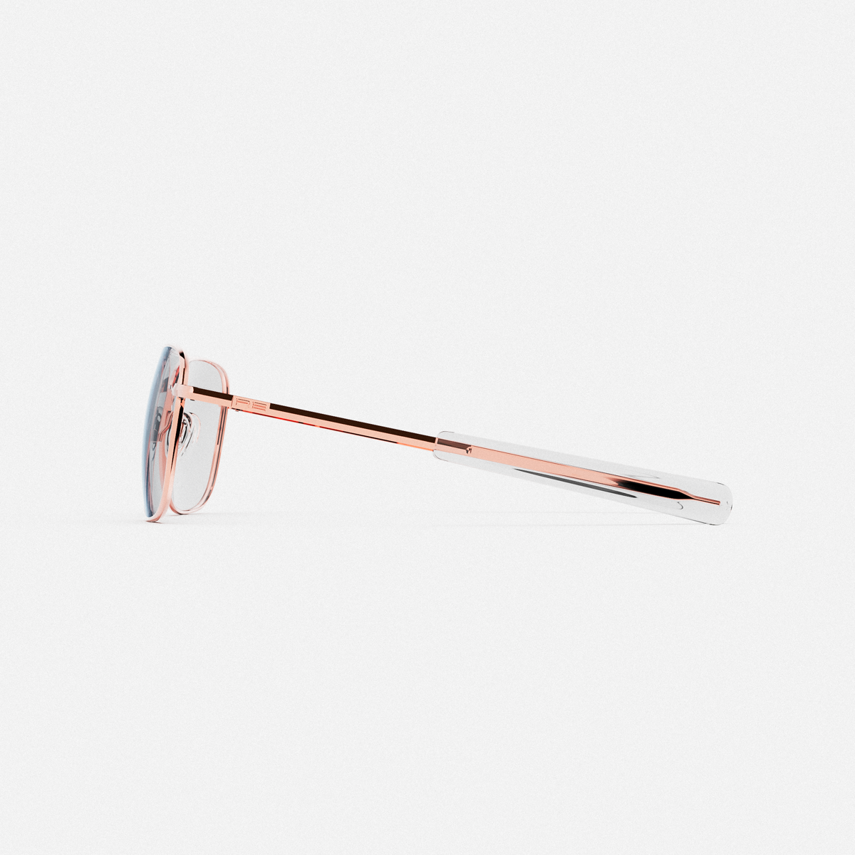 Randolph Aviator Rose Gold occhiali da vista 55mm chiare