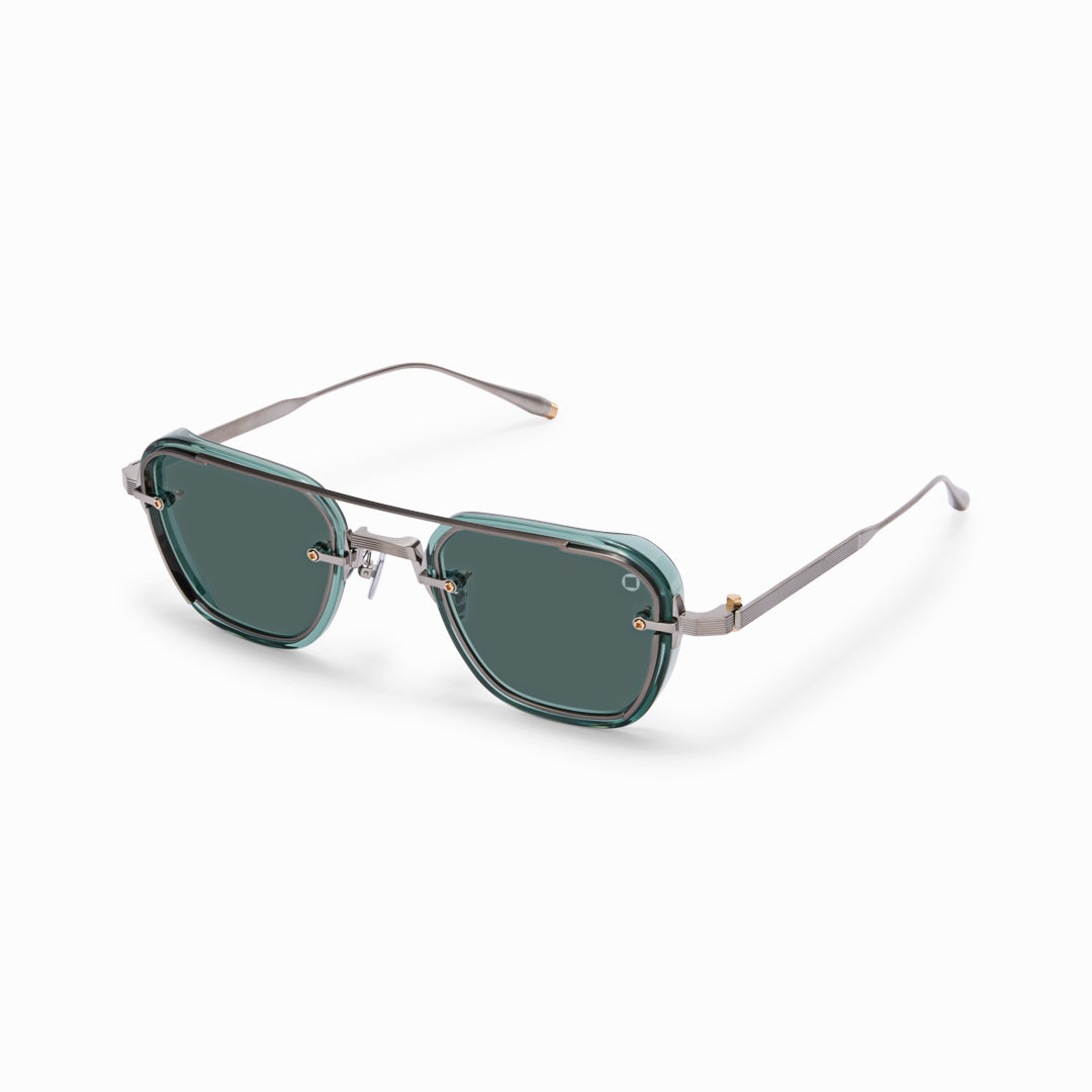 Akoni Horizon Jura occhiali da sole verde smeraldo