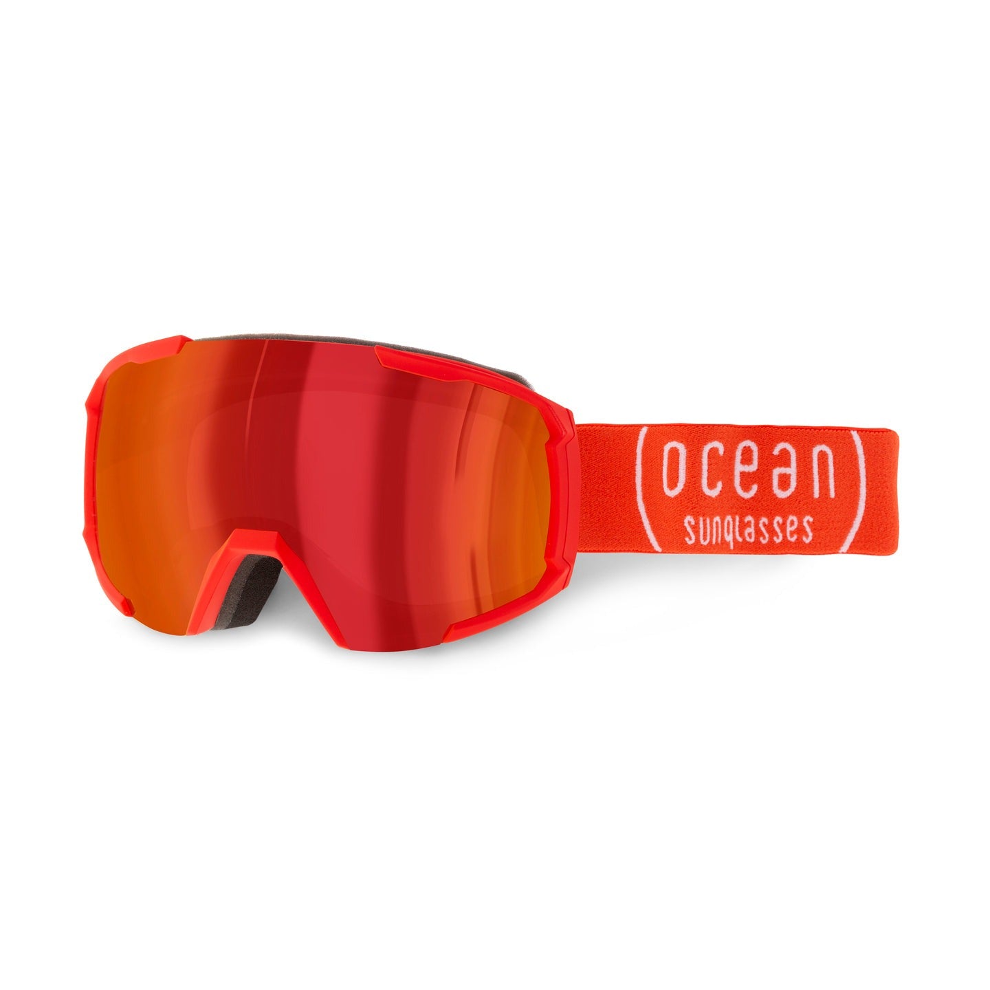 Ocean Sunglasses Kalnas maschera da sci nera lente smoke