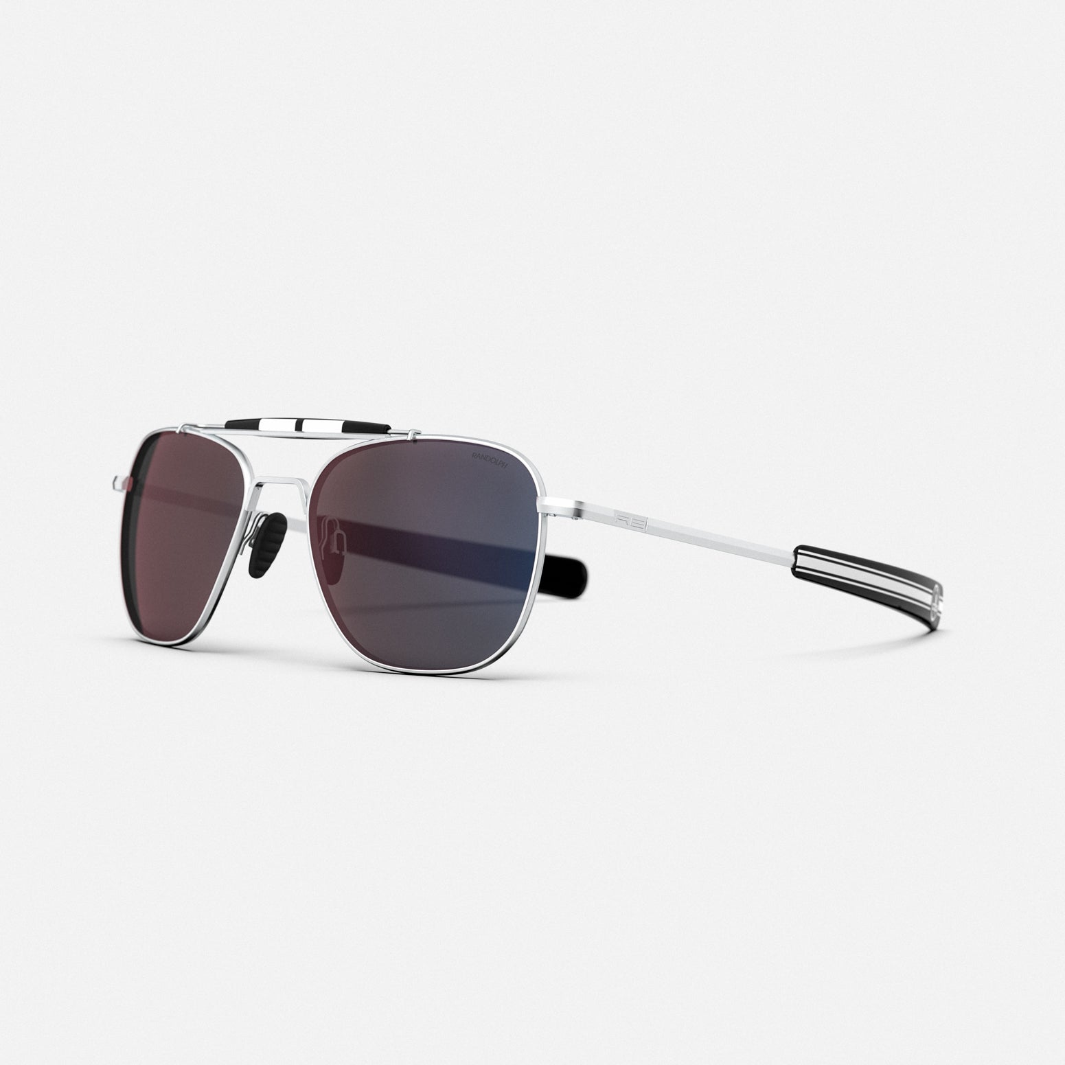Randolph Aviator II Shelby occhiali da sole 55mm cromo