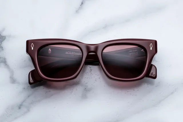 Jacques Marie Mage Dealan Epoxy II occhiali da sole Cassis Ruby