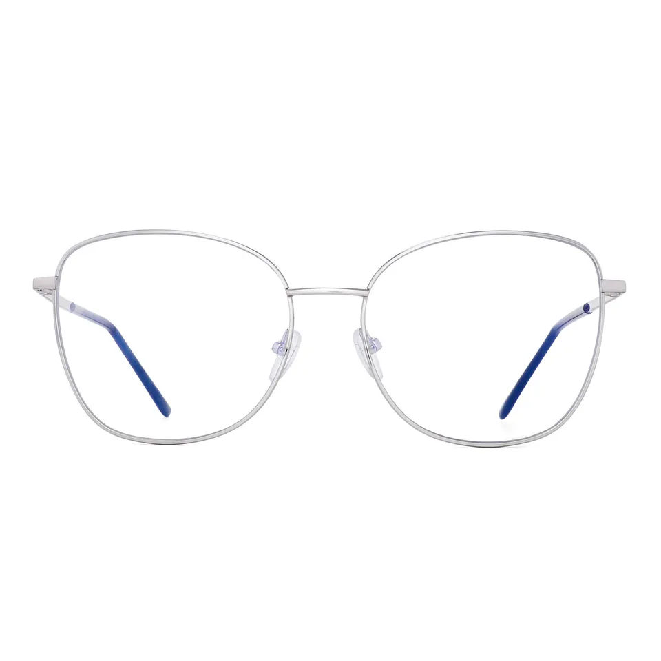 Glindar occhiali luce blu montatura metallo anti affaticamento