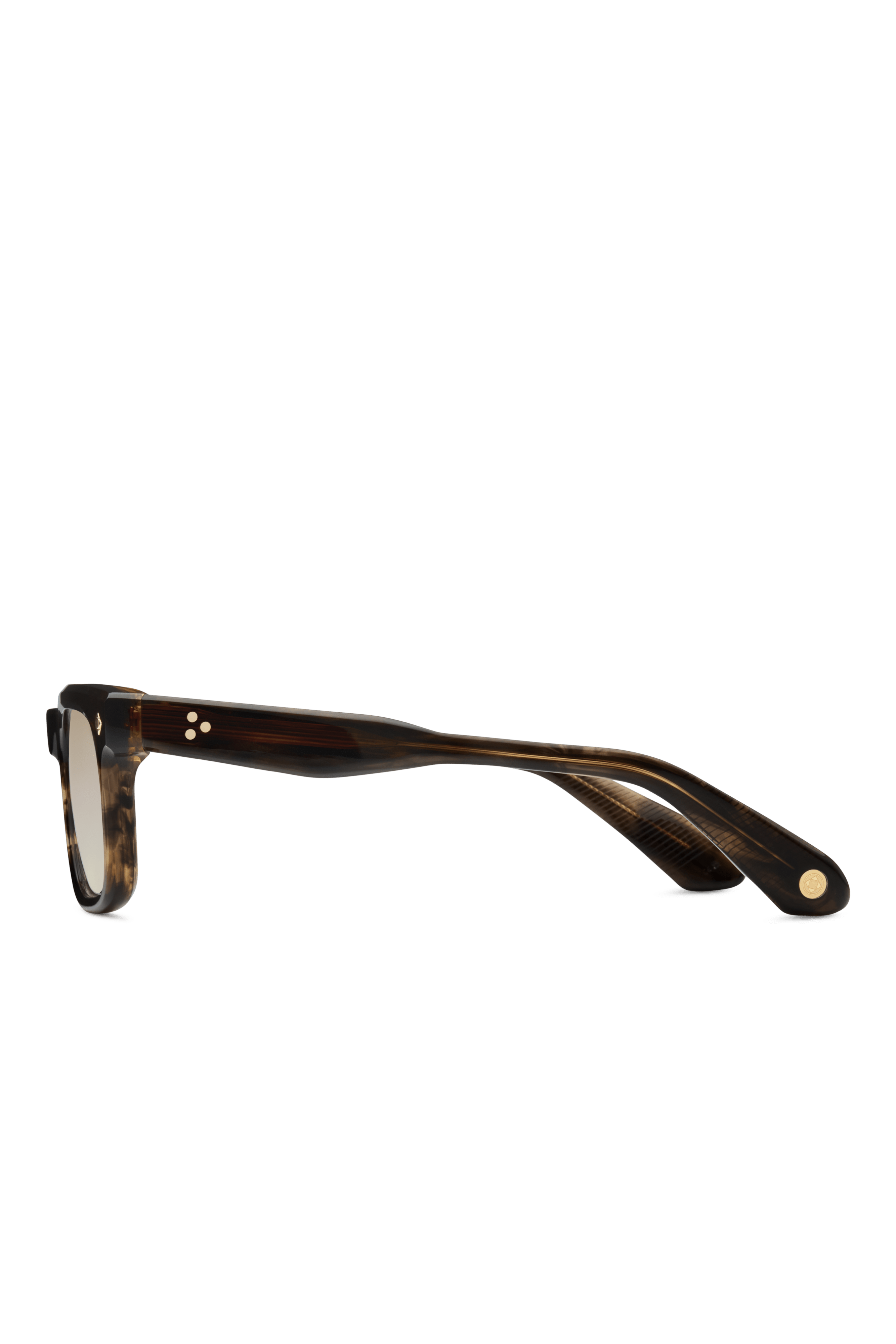 Lunetterie Générale Grand Voyageur occhiali da sole nero oro grigio