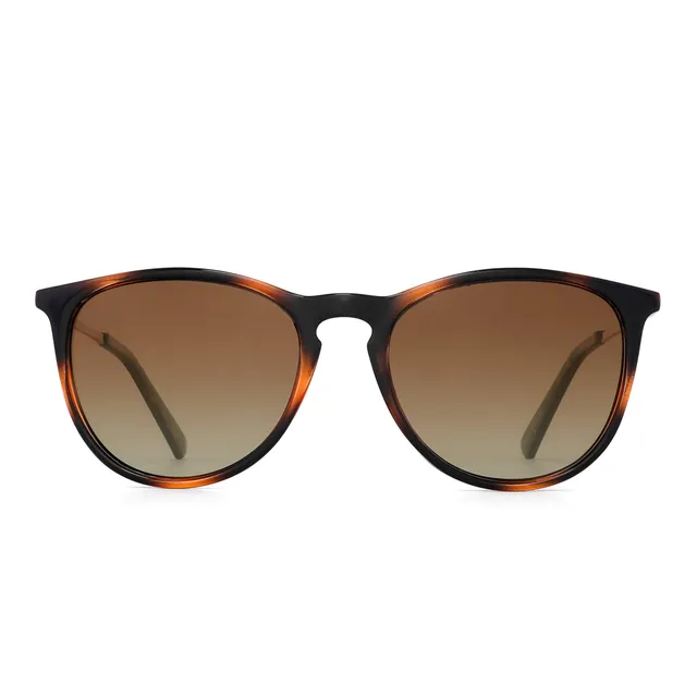 Glindar Retrò occhiali da sole polarizzati rotondi vintage unisex