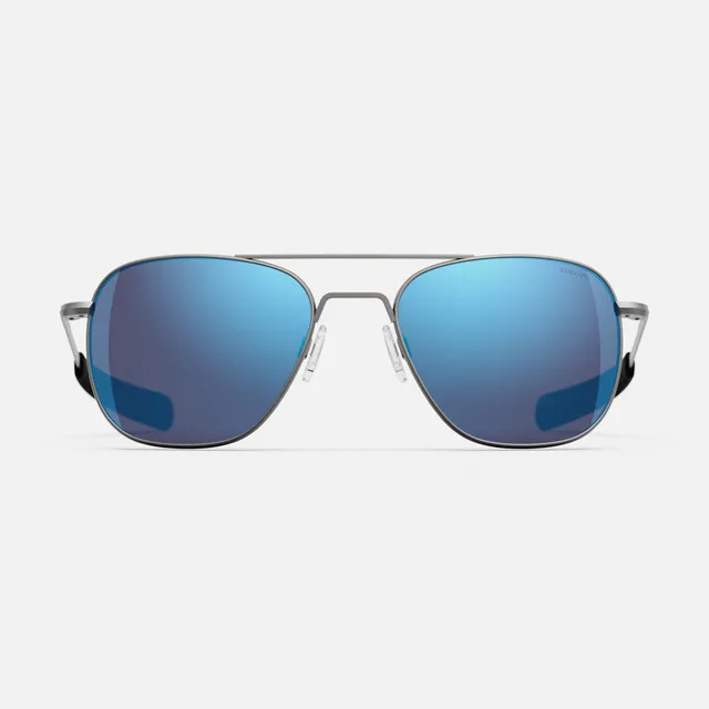 Randolph Aviator DriveWorks occhiali da sole blu 55mm semi-polarizzati