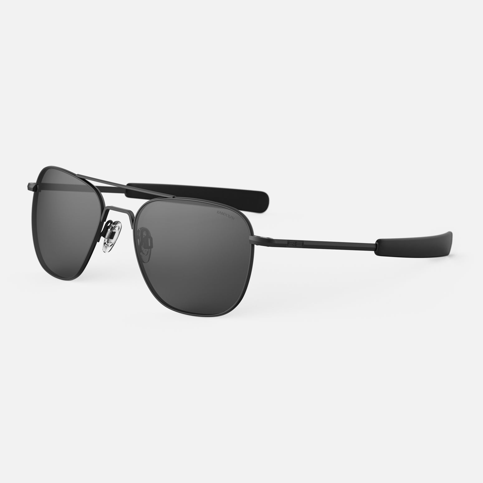 Randolph Aviator Military occhiali da sole 55mm nero opaco