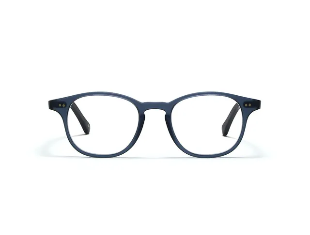 L.G.R Fez Bold occhiali da sole blu navy opaco