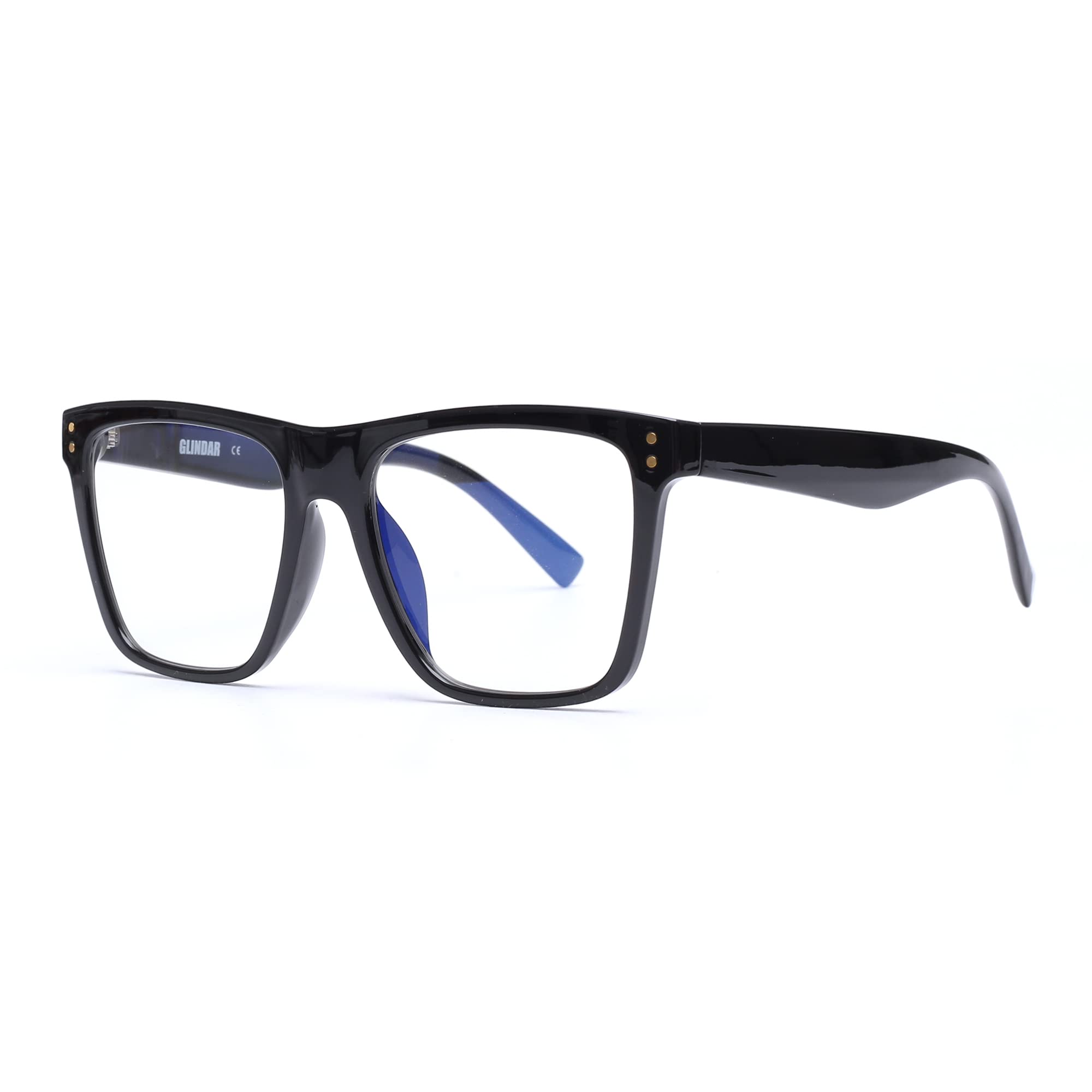 Glindar occhiali luce blu quadrati oversize donna TR