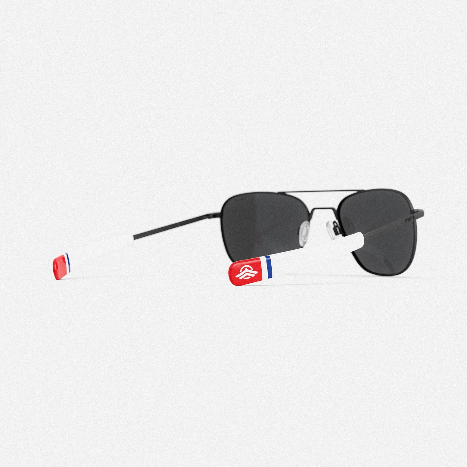 Randolph Thunderbirds Aviator occhiali da sole Matte Black