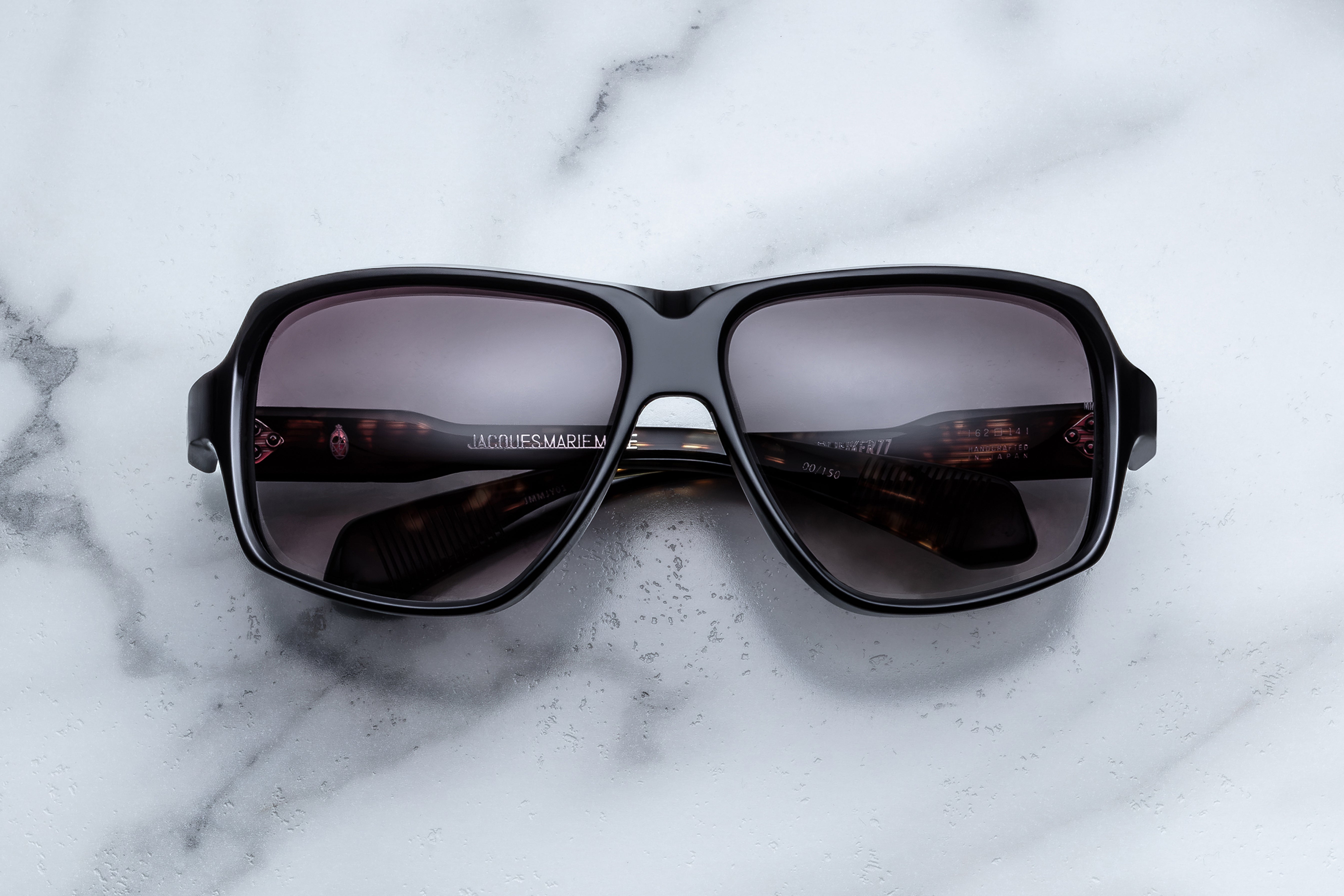 Jacques Marie Mage Bunker 77 Skeleton Bay occhiali da sole Noir