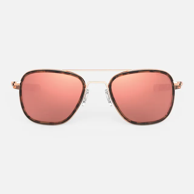 Randolph Aviator Fusion occhiali da sole oro rosa polarizzati