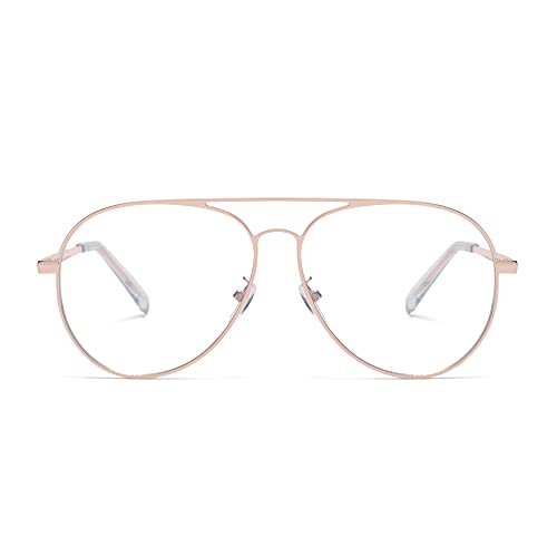 Glindar occhiali luce blu computer unisex metallo